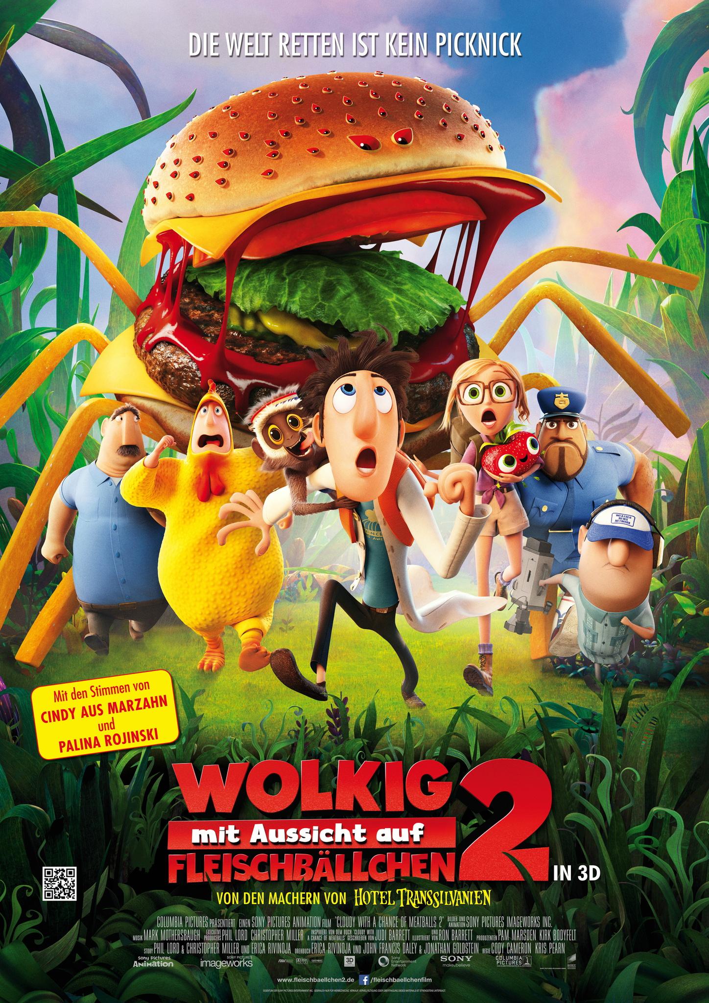 Постер фильма Облачно... 2: Месть ГМО | Cloudy with a Chance of Meatballs 2