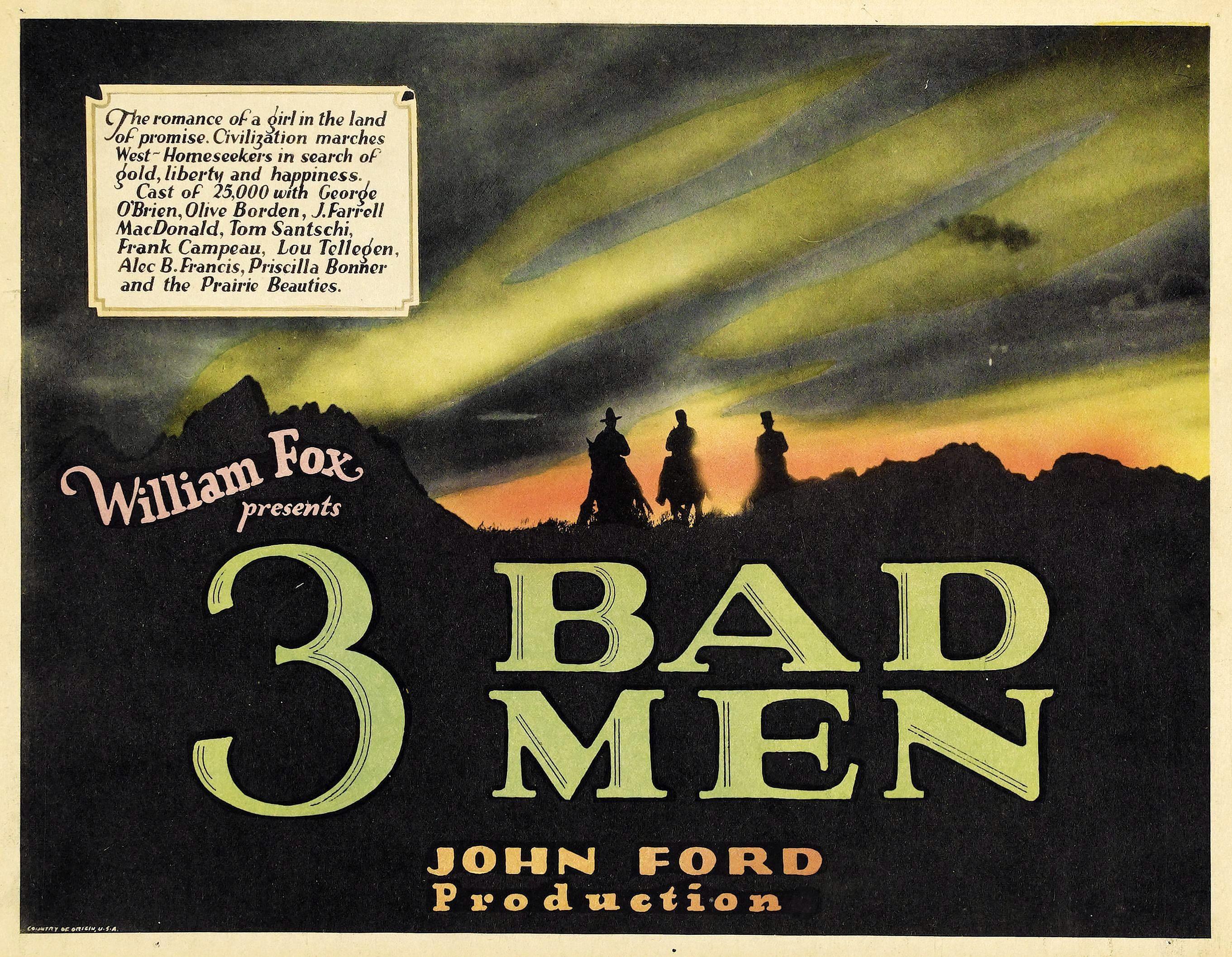 Постер фильма Три плохих человека | 3 Bad Men