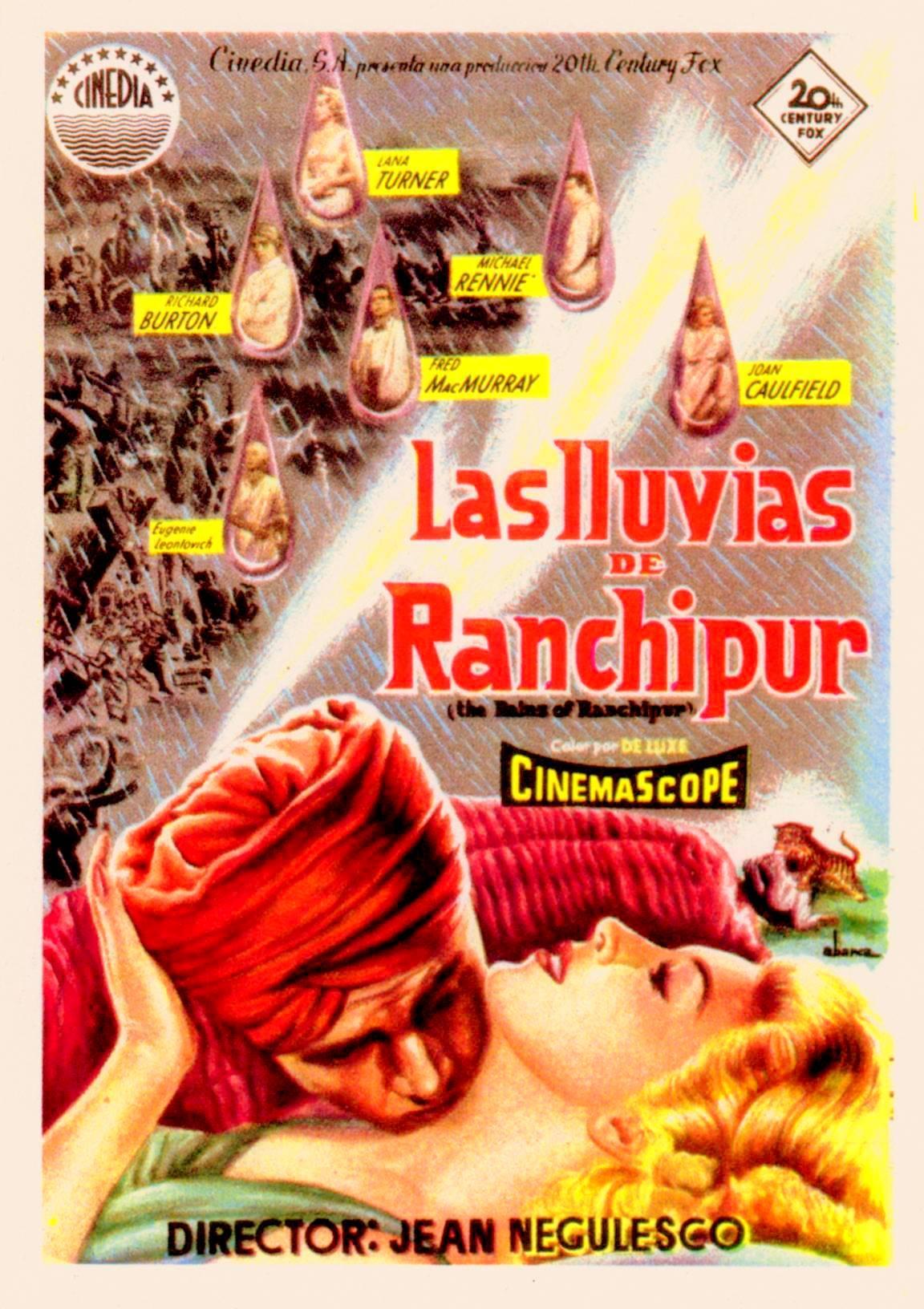 Постер фильма Дожди Ранчипура | Rains of Ranchipur