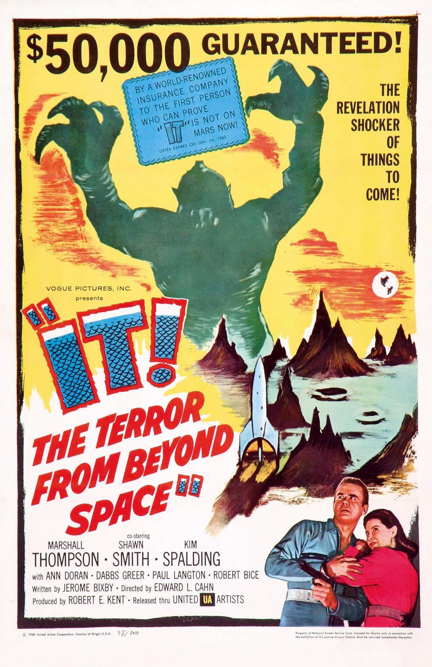 Постер фильма Оно! Ужас из космоса | It! The Terror from Beyond Space