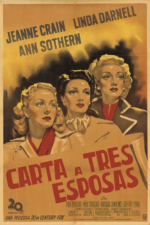 Постер фильма Письмо трем женам | Letter to Three Wives