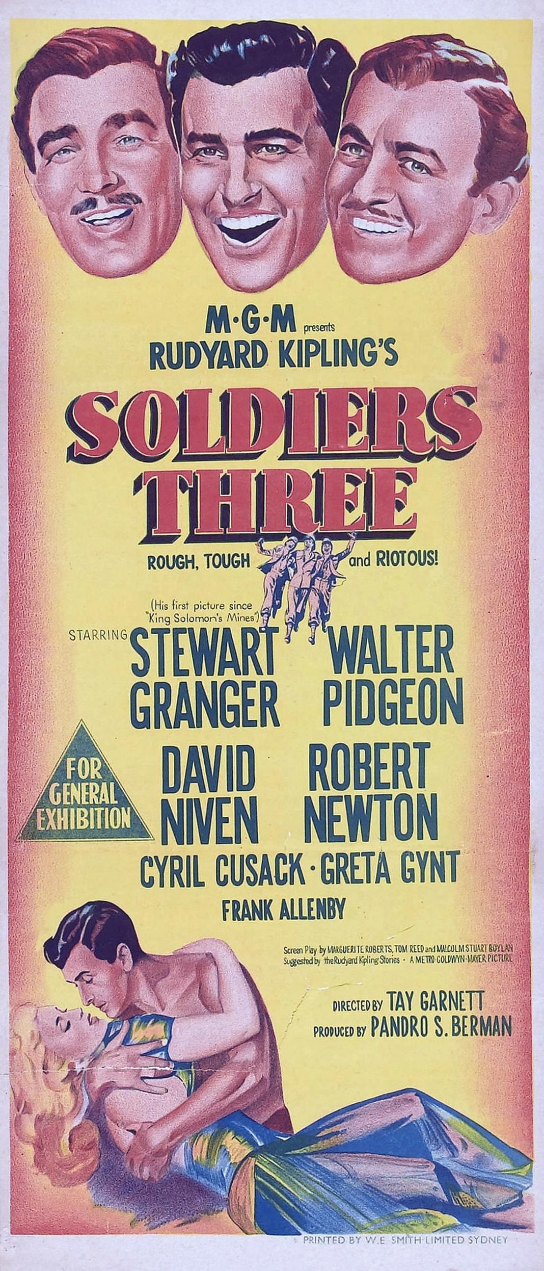 Постер фильма Soldiers Three