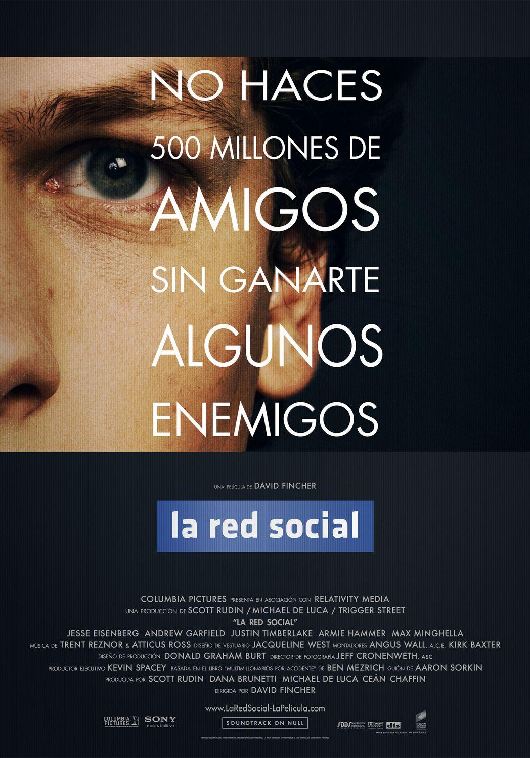 Постер фильма Социальная сеть | The Social Network