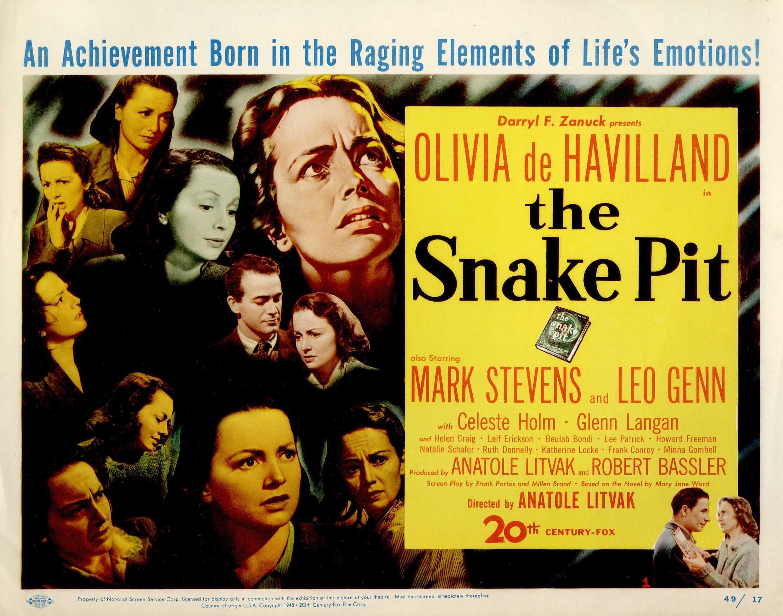 Постер фильма Змеиная яма | Snake Pit