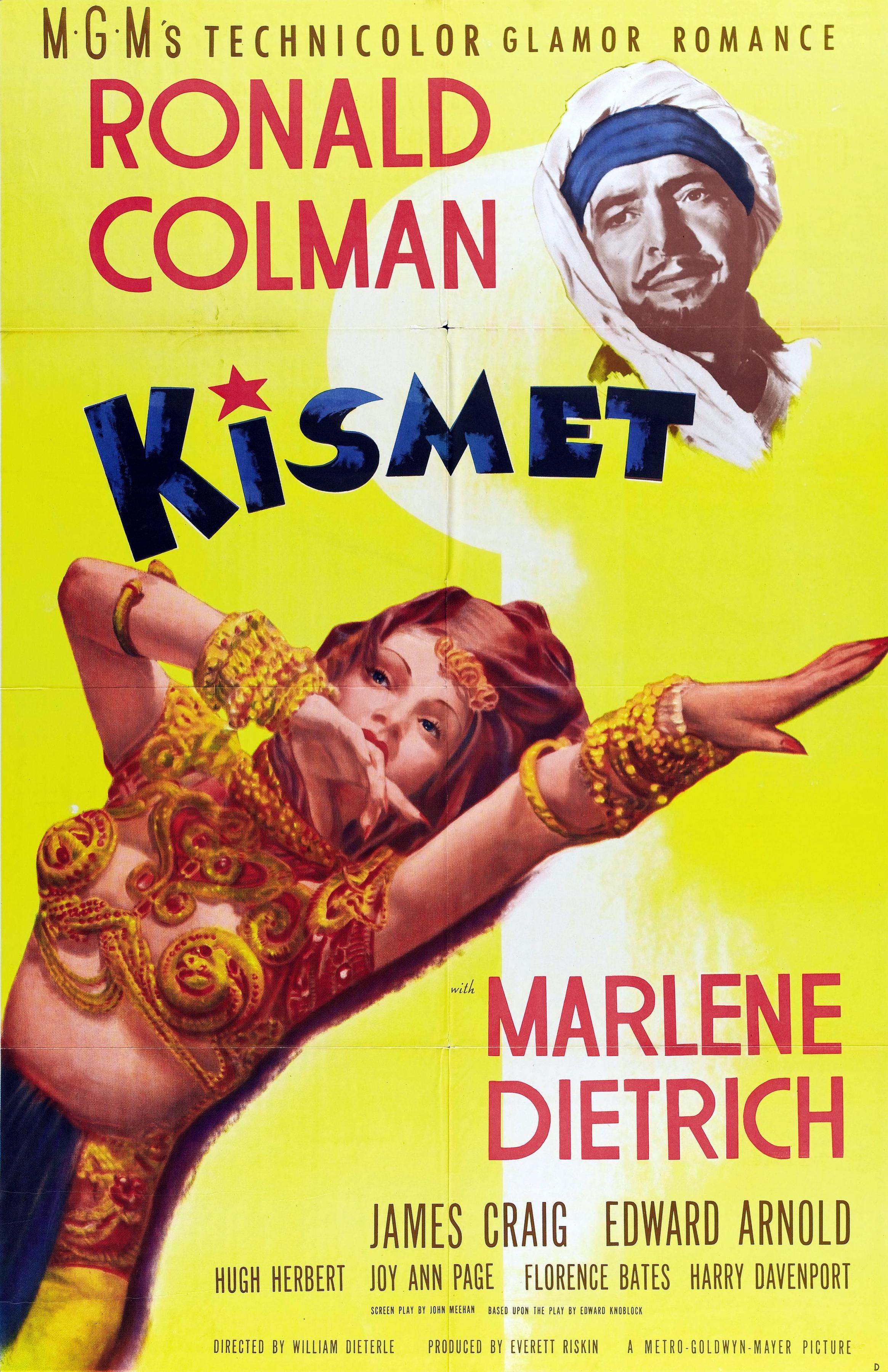 Постер фильма Кисмет | Kismet