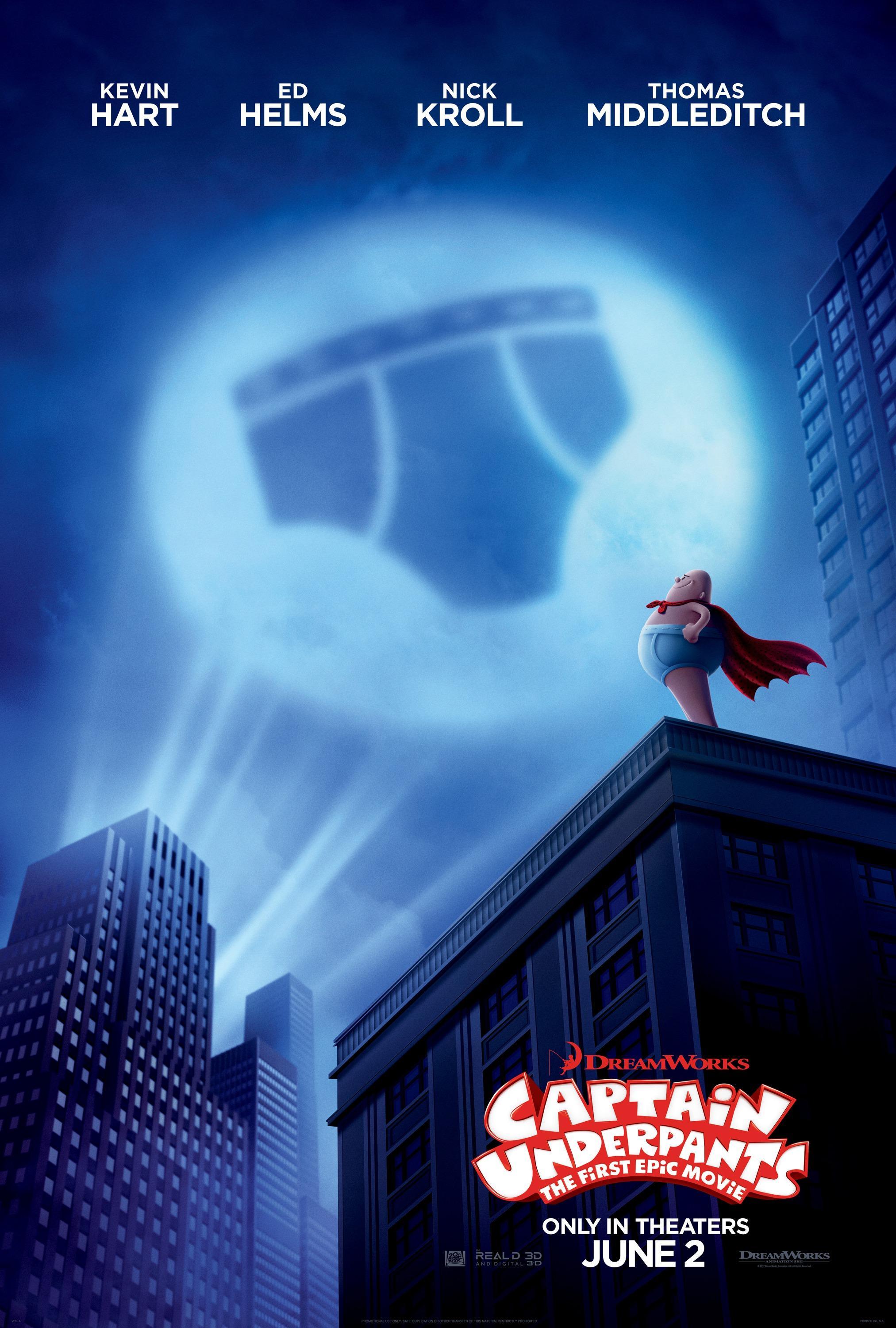 Постер фильма Капитан Подштанник: Первый эпический фильм | Captain Underpants