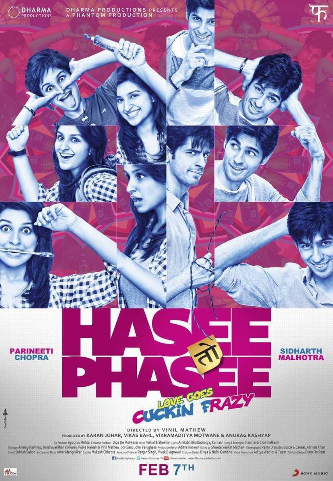 Постер фильма Она улыбается, она в западне! | Hasee Toh Phasee