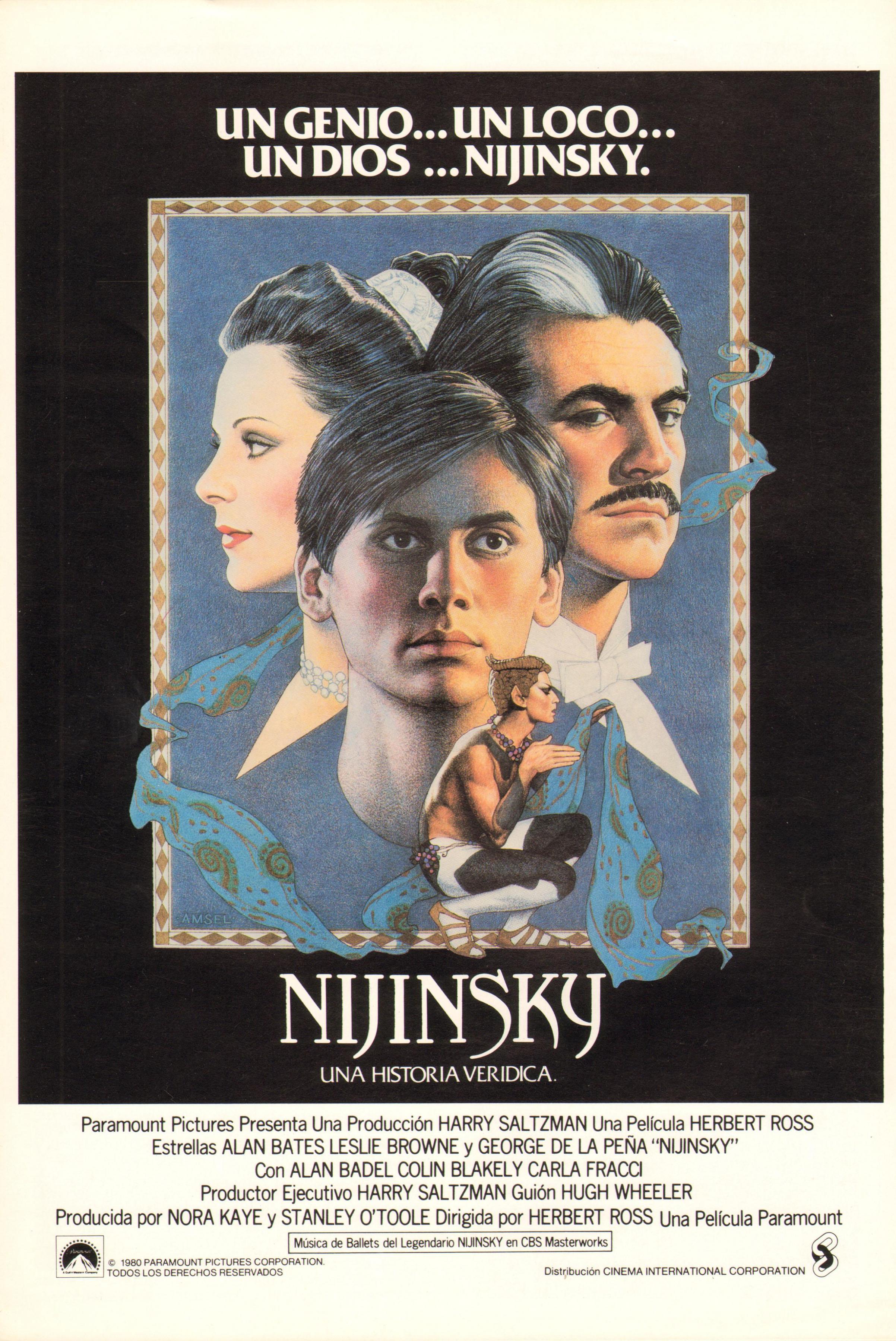 Постер фильма Нижинский | Nijinsky
