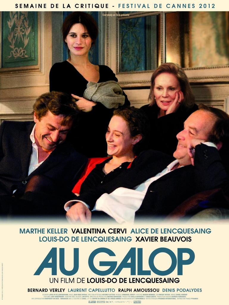 Постер фильма Галопом | Au galop