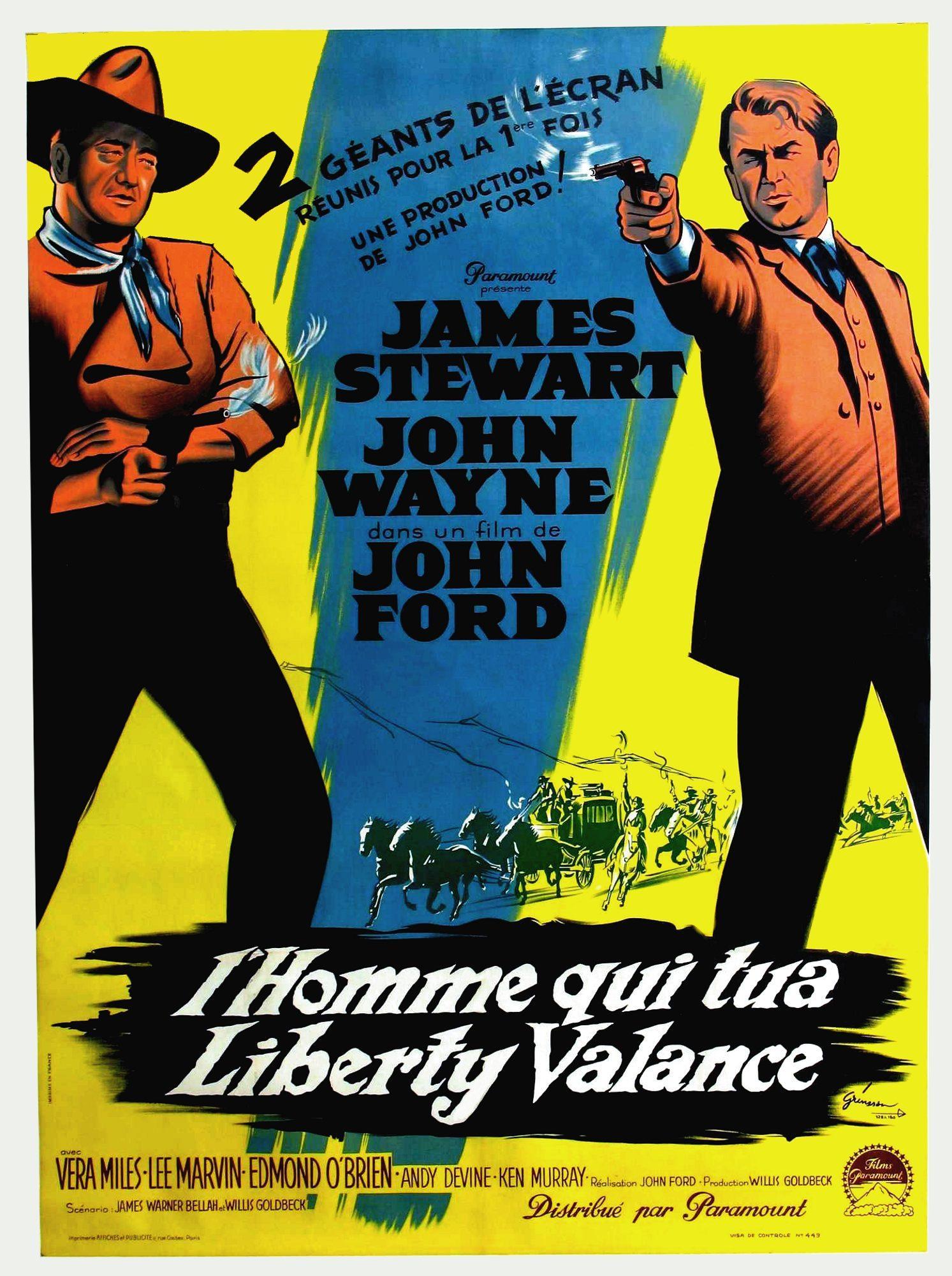 Постер фильма Человек, который убил Либерти Вэлланса | Man Who Shot Liberty Valance