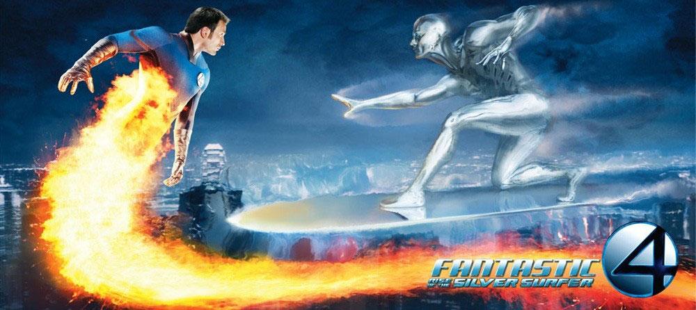 Постер фильма Фантастическая четверка 2 | Fantastic Four: Rise of the Silver Surfer