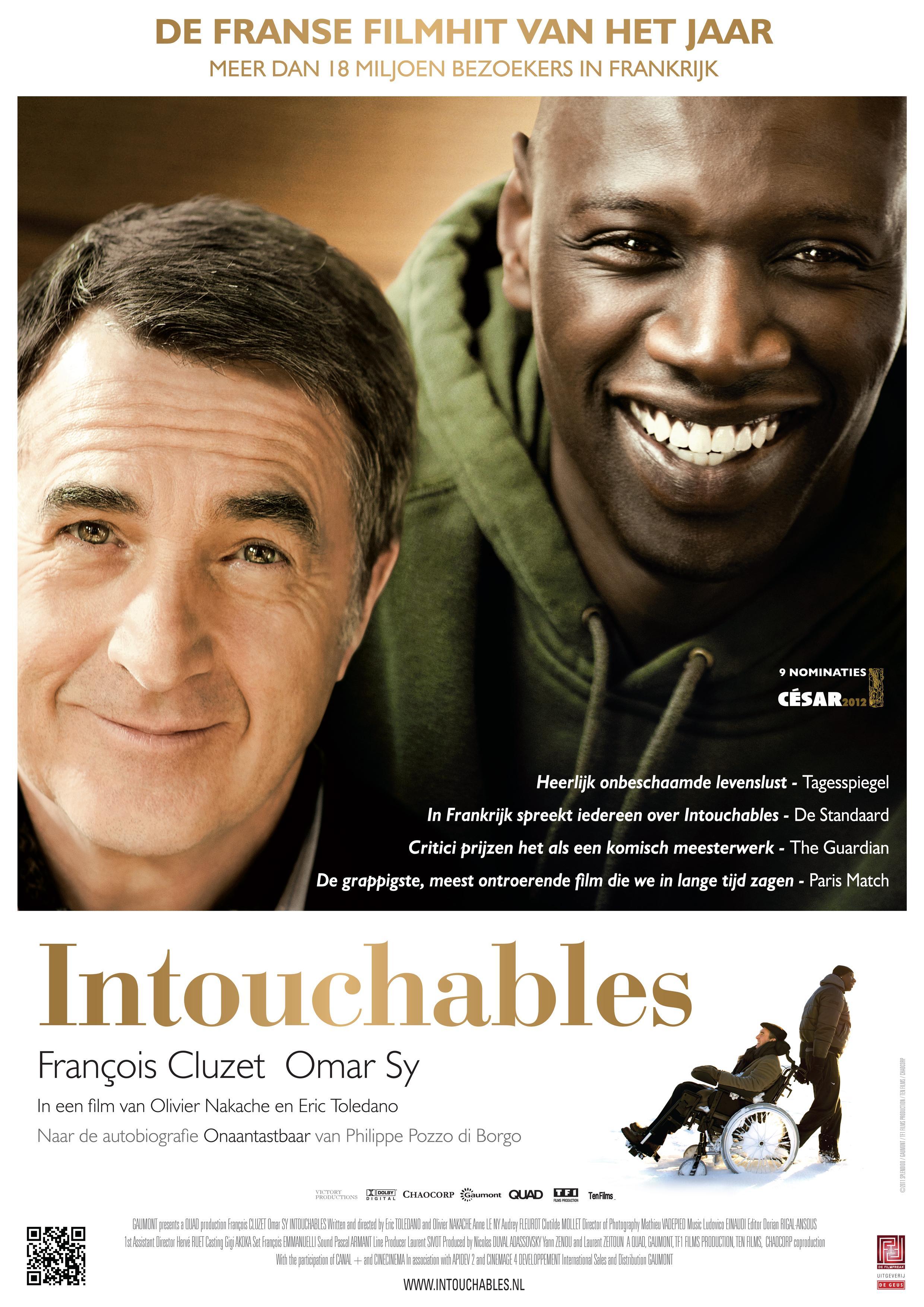1 1 english movie. Франсуа Клюзе и Омар си. 1+1 / Intouchables Постер.