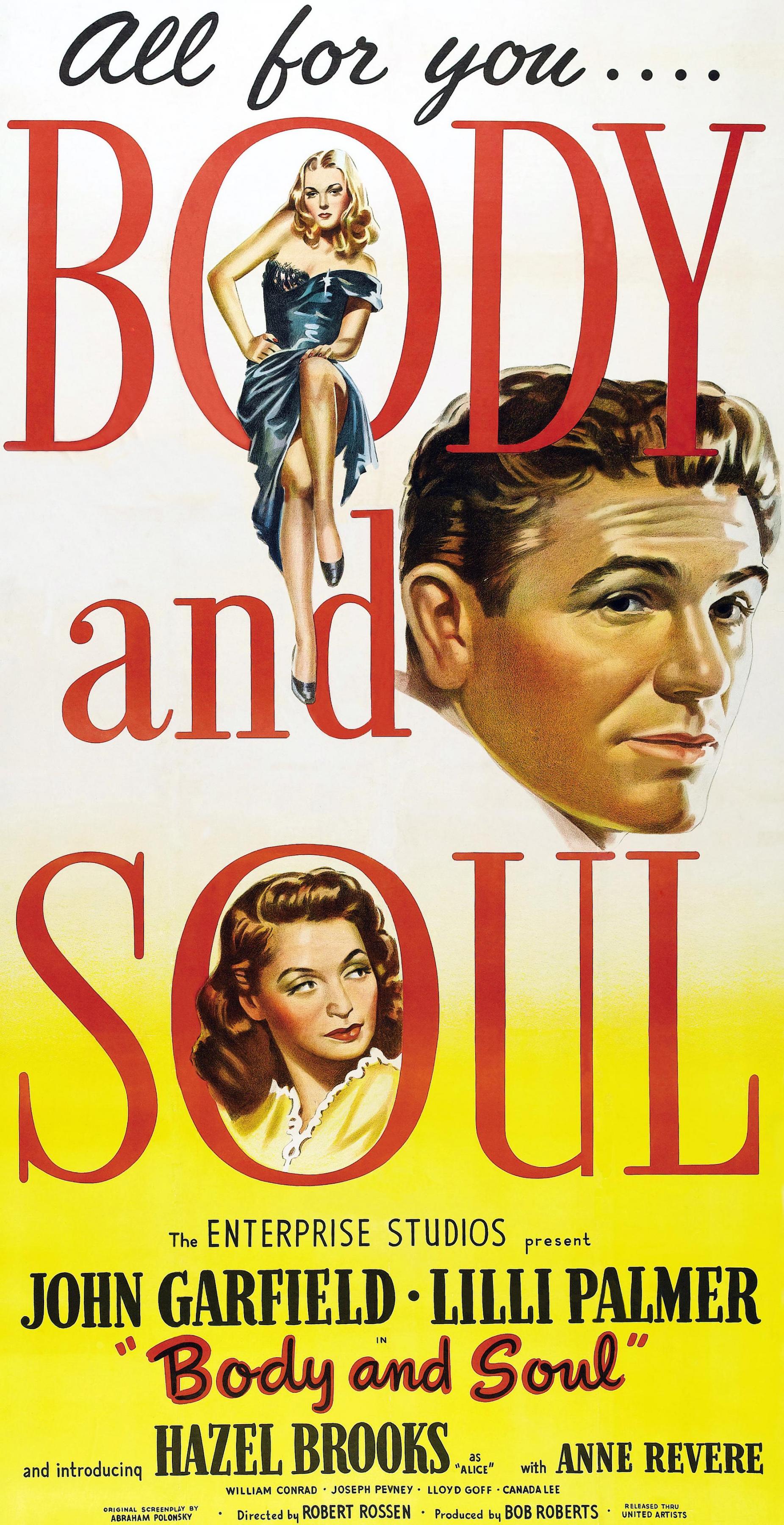 Постер фильма Body and Soul