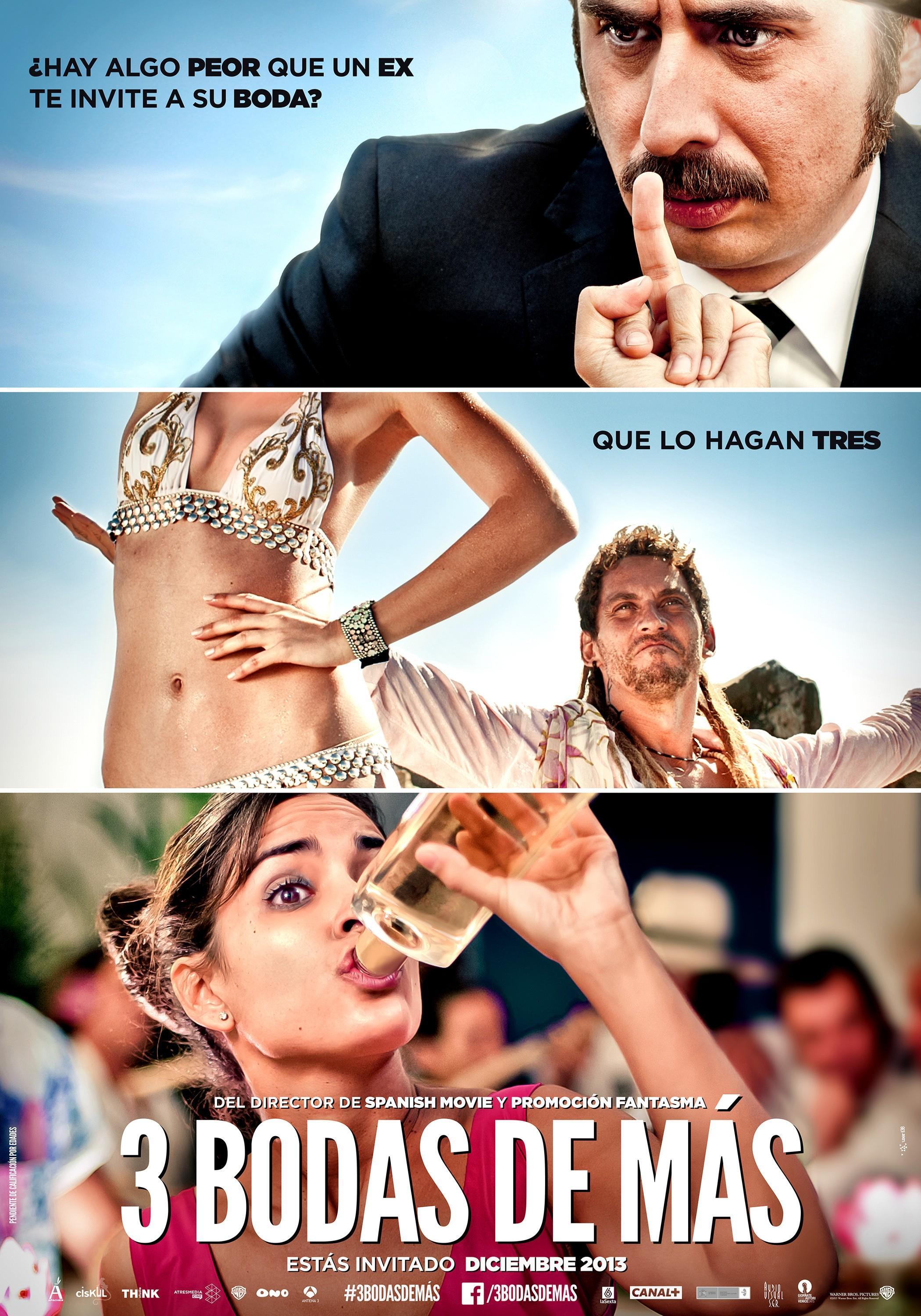 Постер фильма Ещё три свадьбы | Tres bodas de más