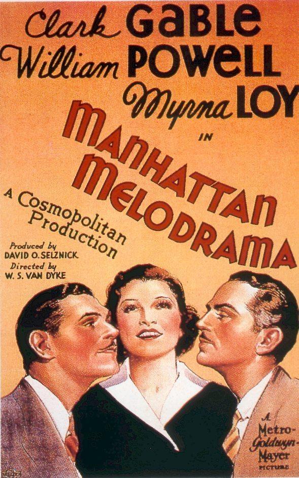 Постер фильма Манхэттенская мелодрама | Manhattan Melodrama