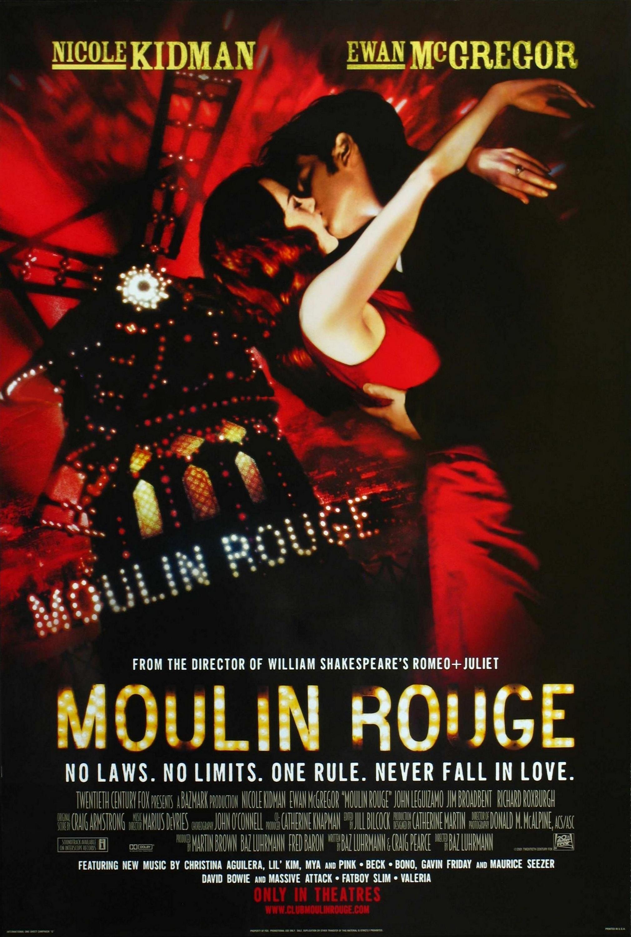 Постер фильма Мулен Руж | Moulin Rouge!