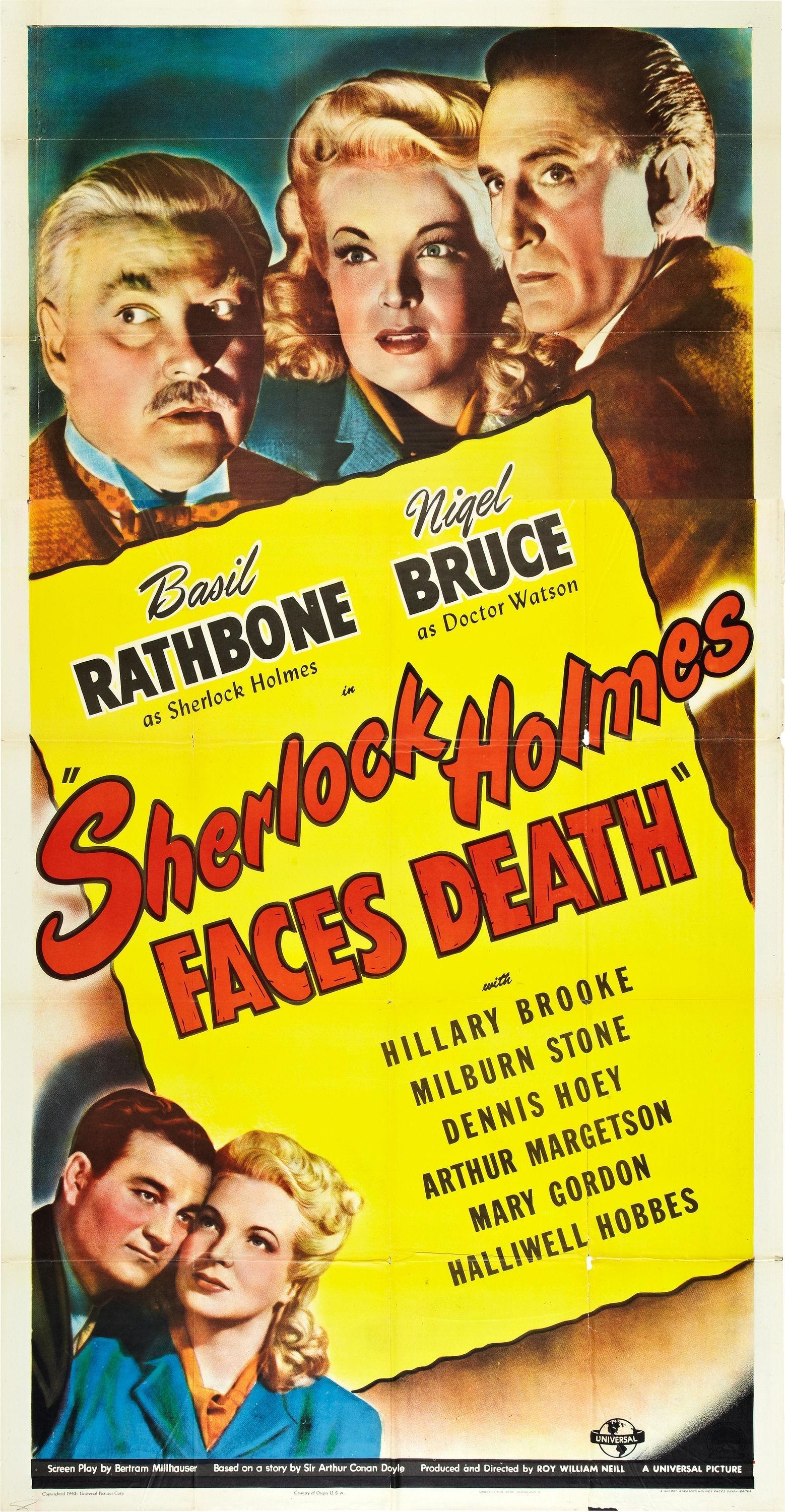 Постер фильма Sherlock Holmes Faces Death