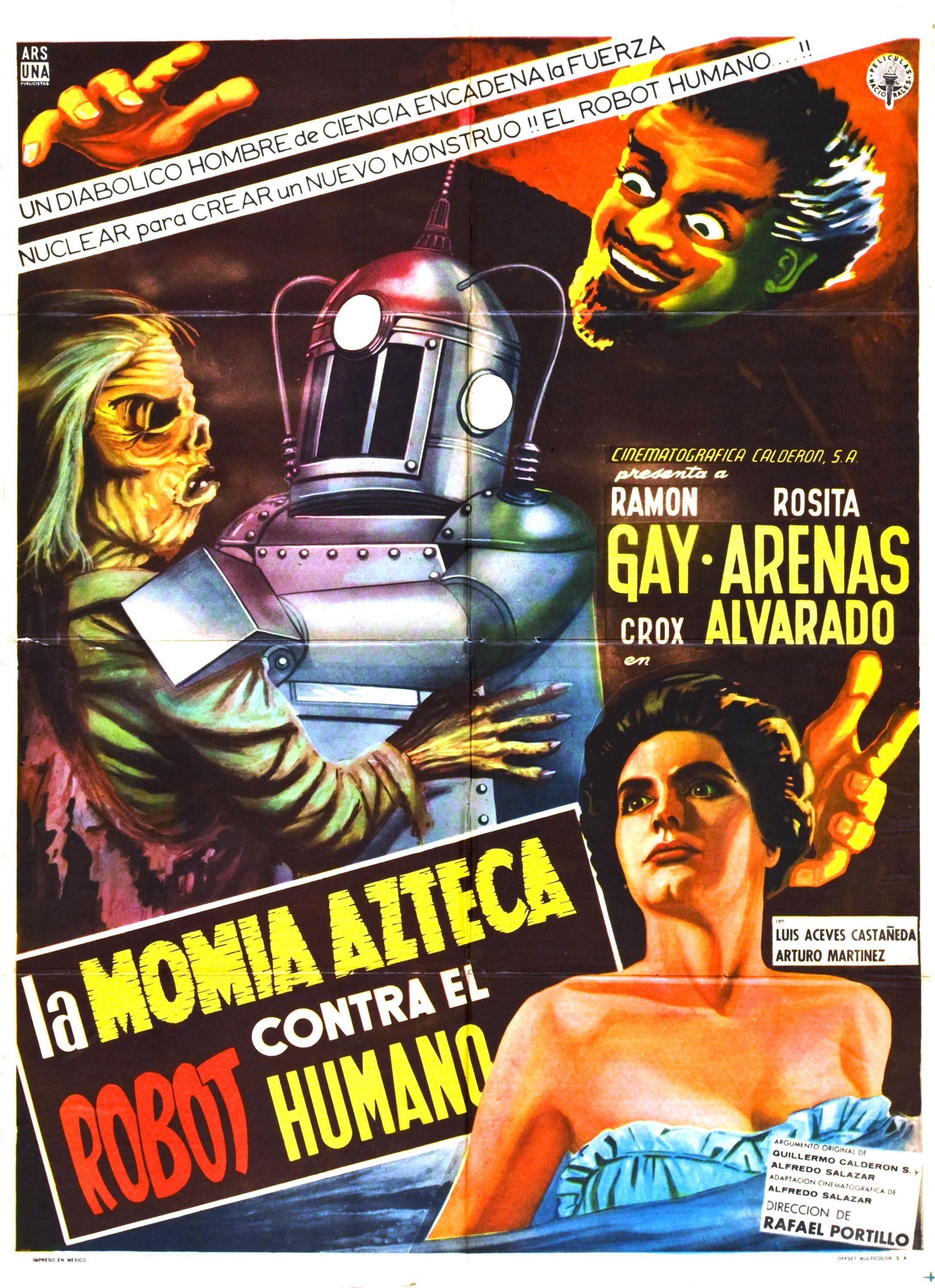 Постер фильма momia azteca contra el robot humano
