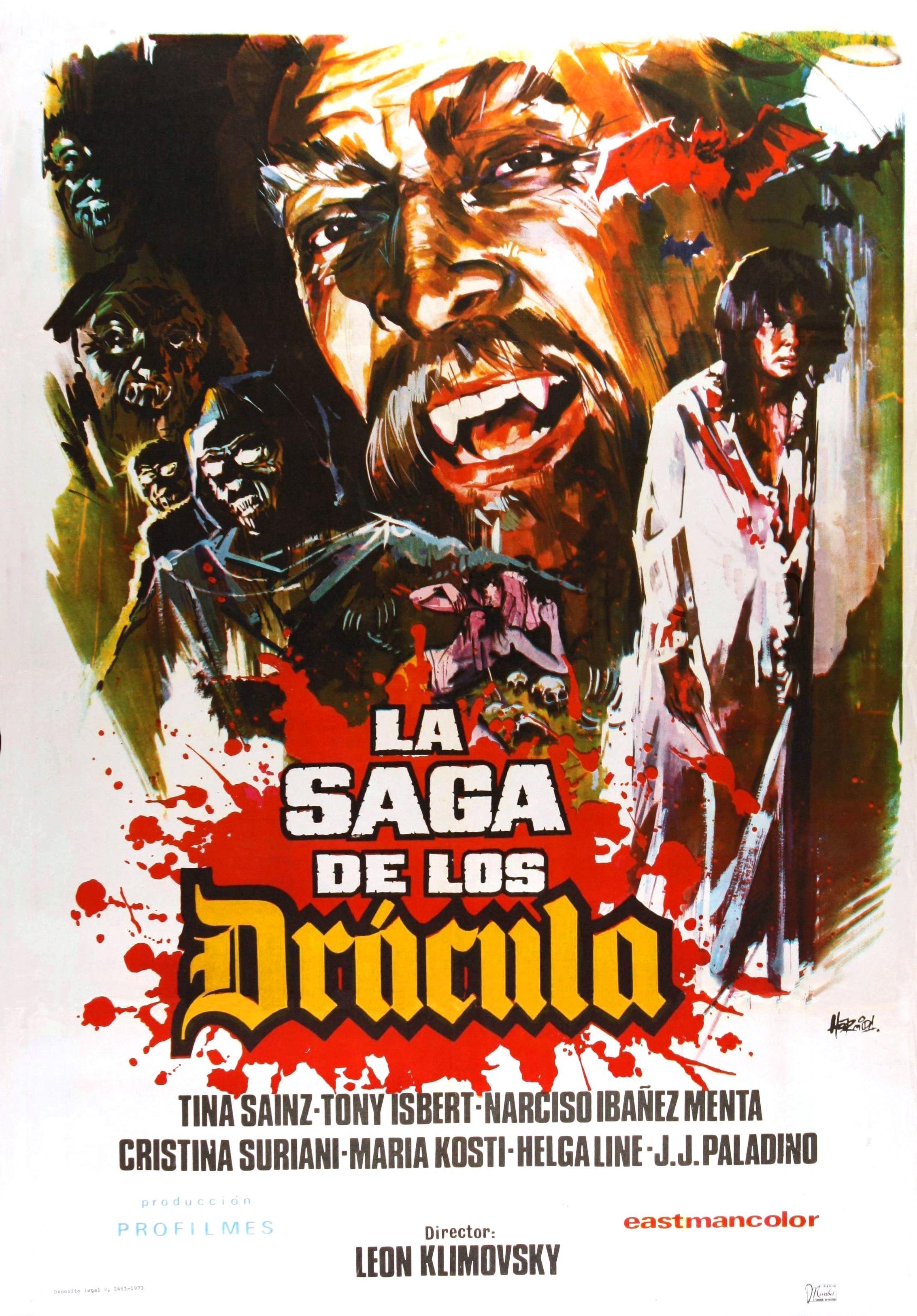 Постер фильма saga de los Drácula