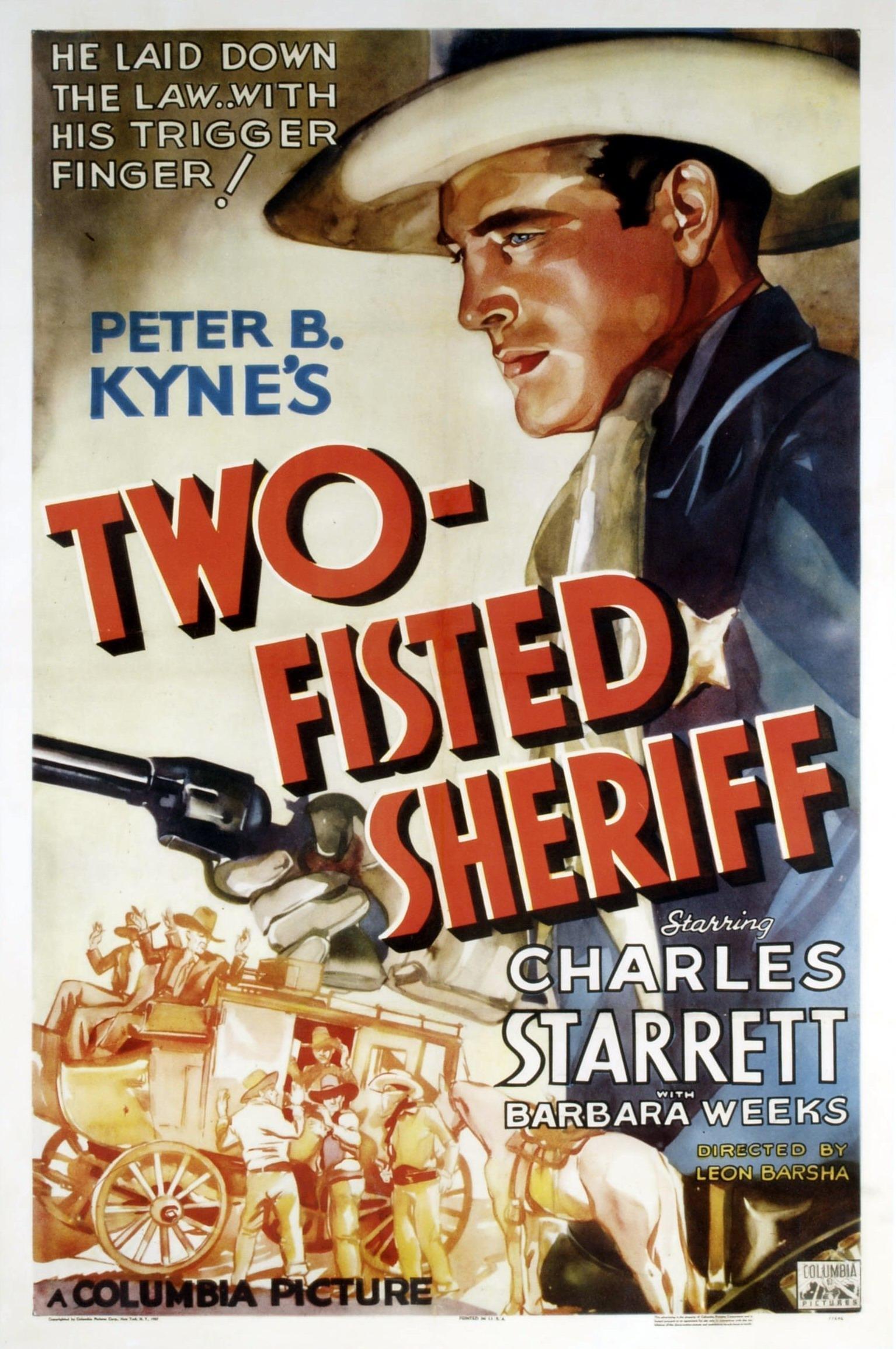 Постер фильма Two-Fisted Sheriff