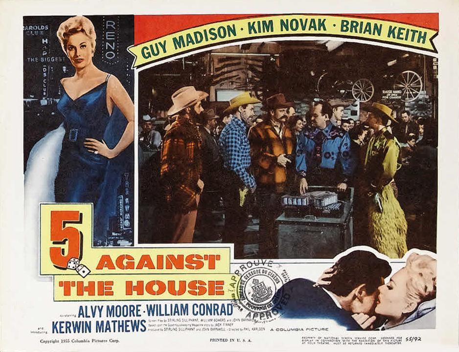 Постер фильма Пятеро против казино | 5 Against the House
