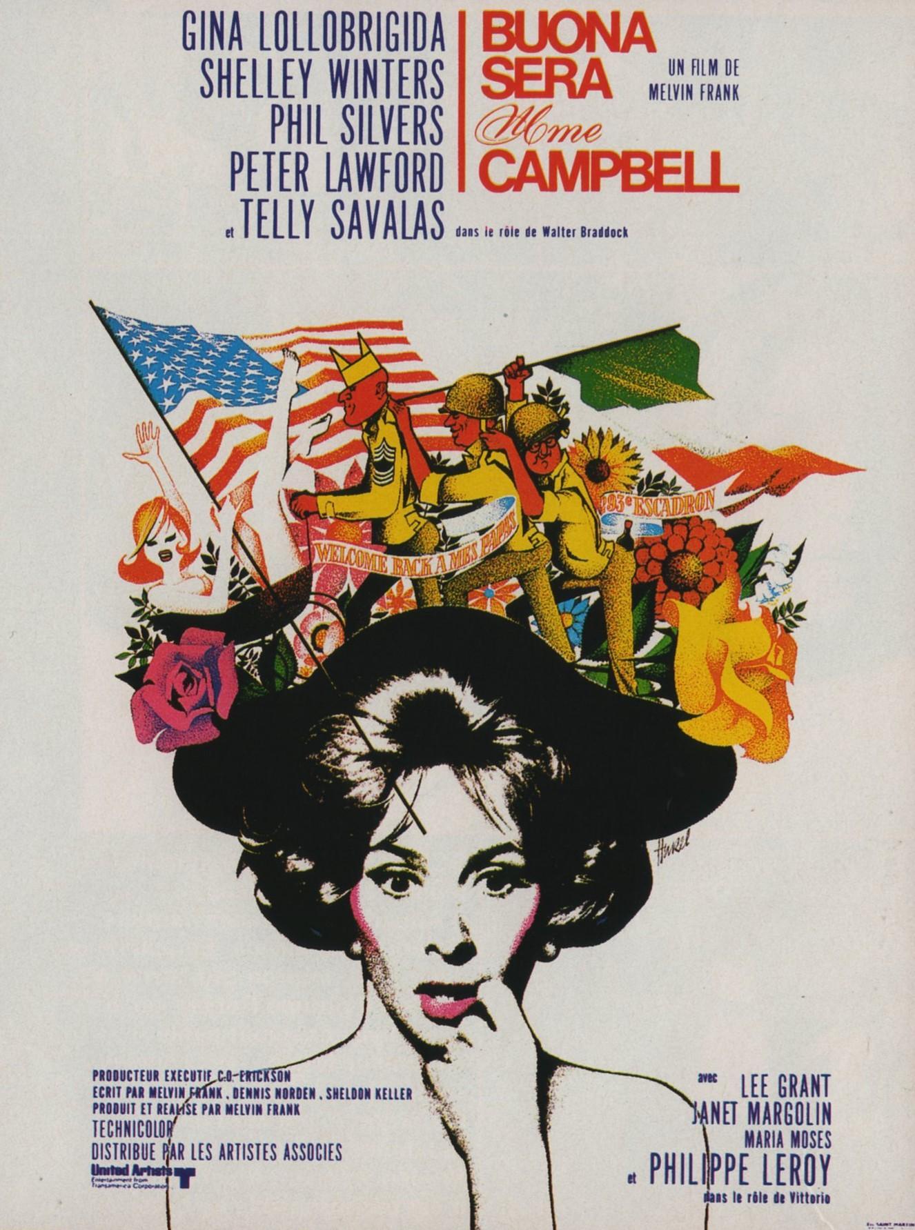 Постер фильма Доброго вечера, миссис Кэмпбелл | Buona Sera, Mrs. Campbell