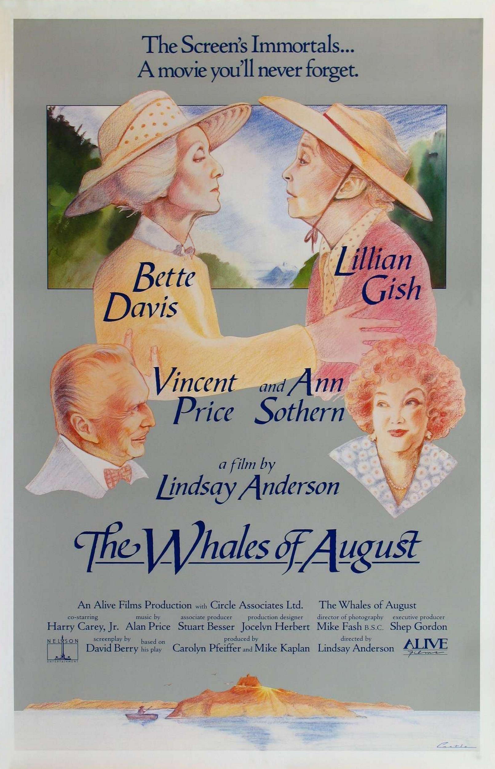 Постер фильма Августовские киты | Whales of August
