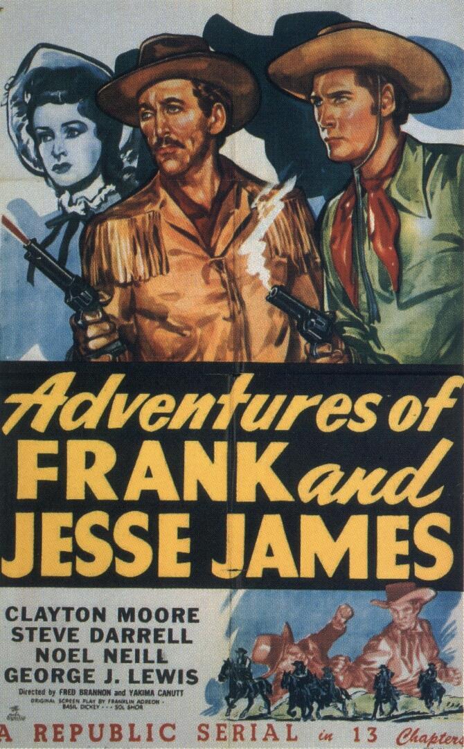 Постер фильма Adventures of Frank and Jesse James