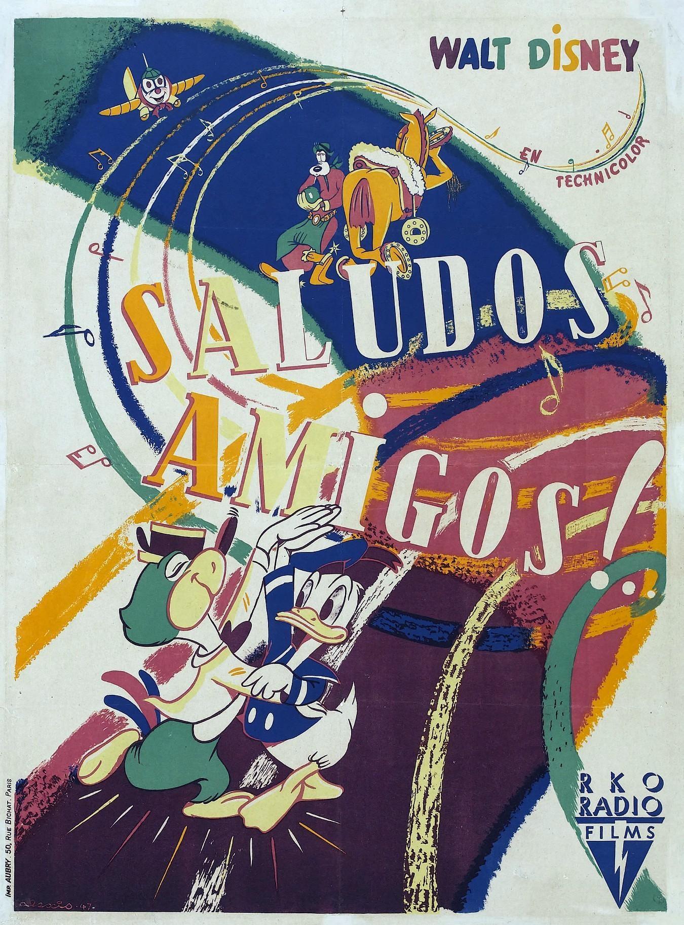 Постер фильма Saludos Amigos