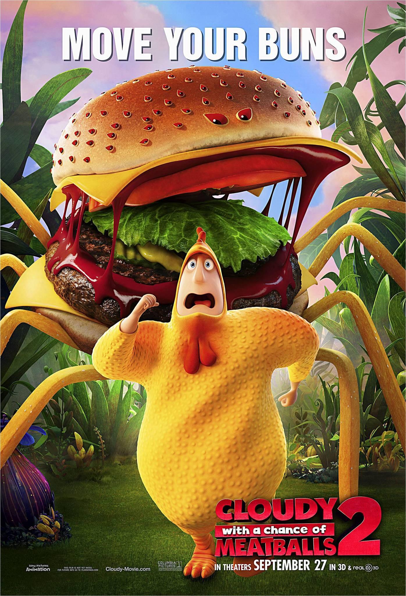 Постер фильма Облачно... 2: Месть ГМО | Cloudy with a Chance of Meatballs 2