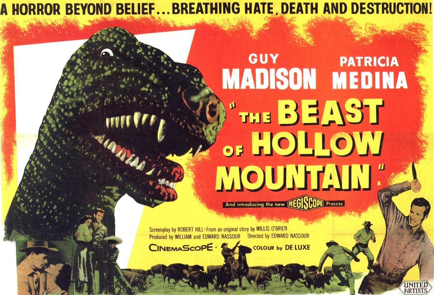 Постер фильма Beast of Hollow Mountain