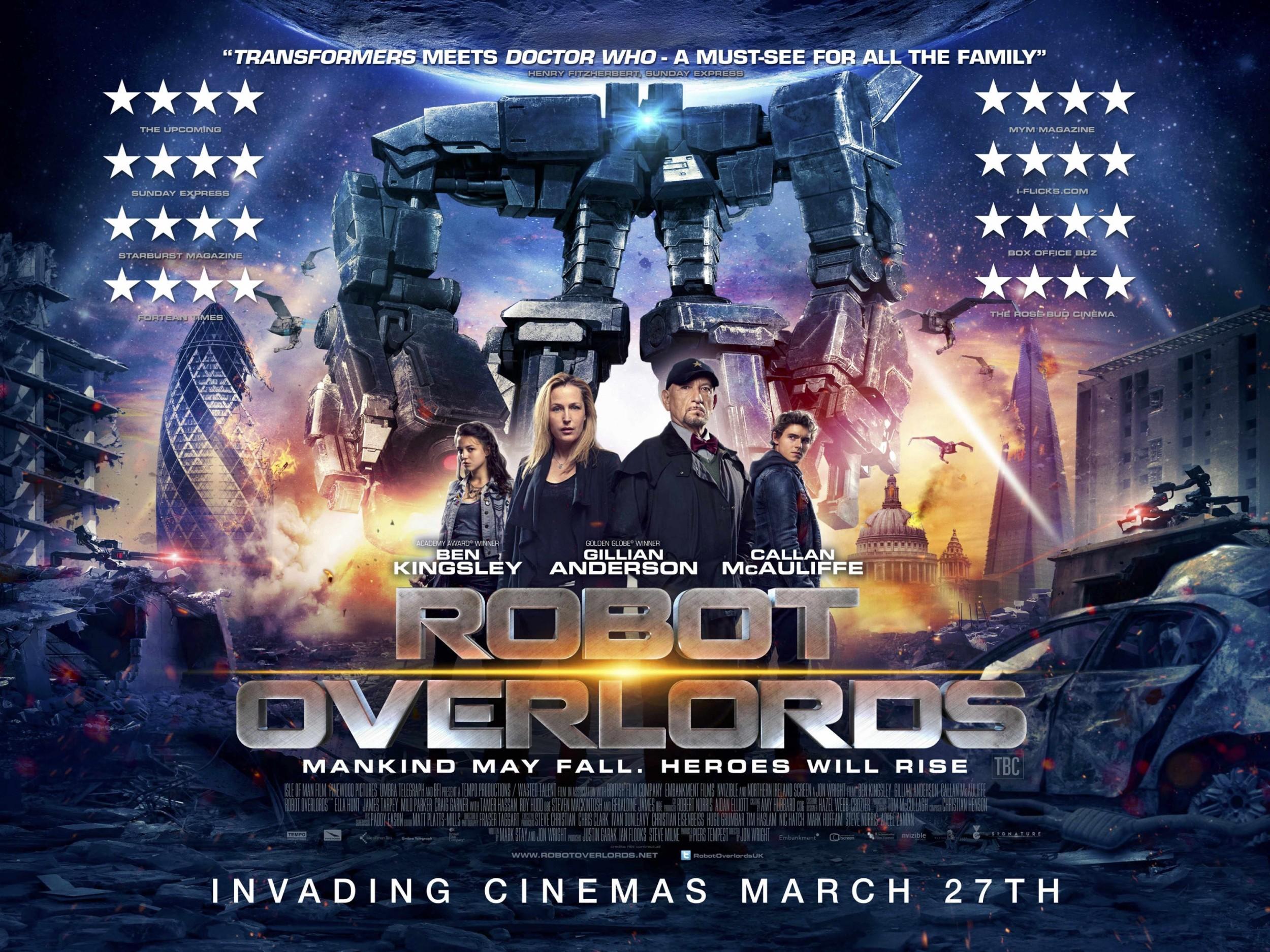 Постер фильма Железная схватка | Robot Overlords