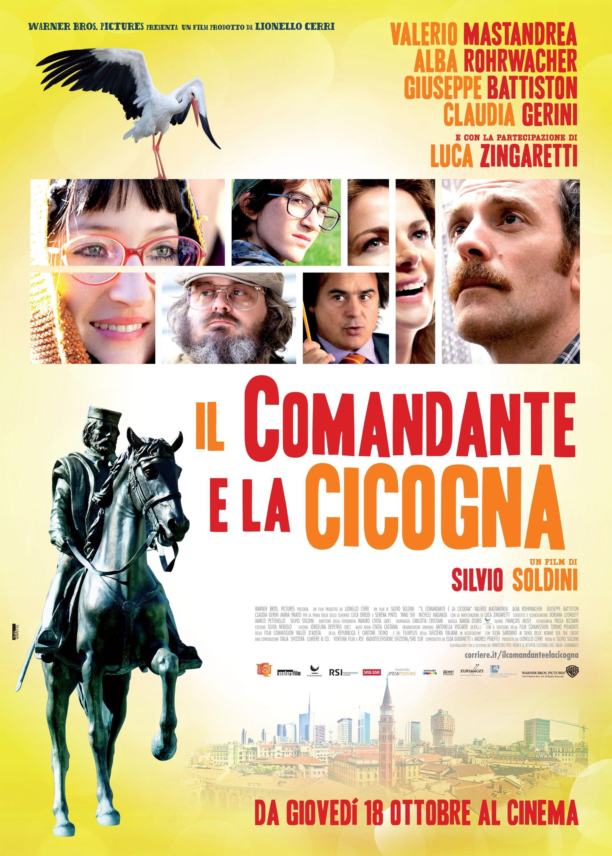 Постер фильма Командир и аист | comandante e la cicogna