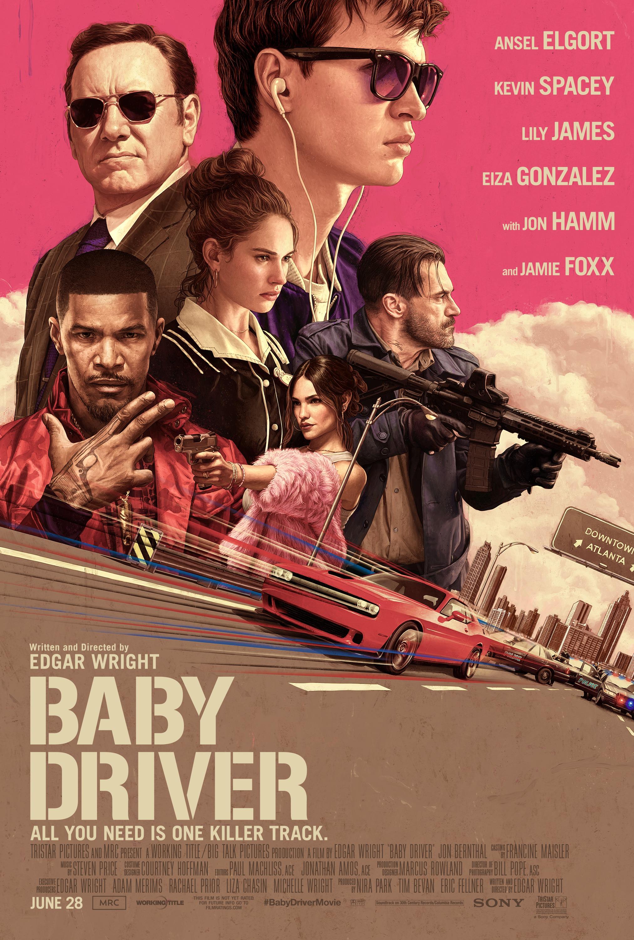 Постер фильма Малыш на драйве | Baby Driver