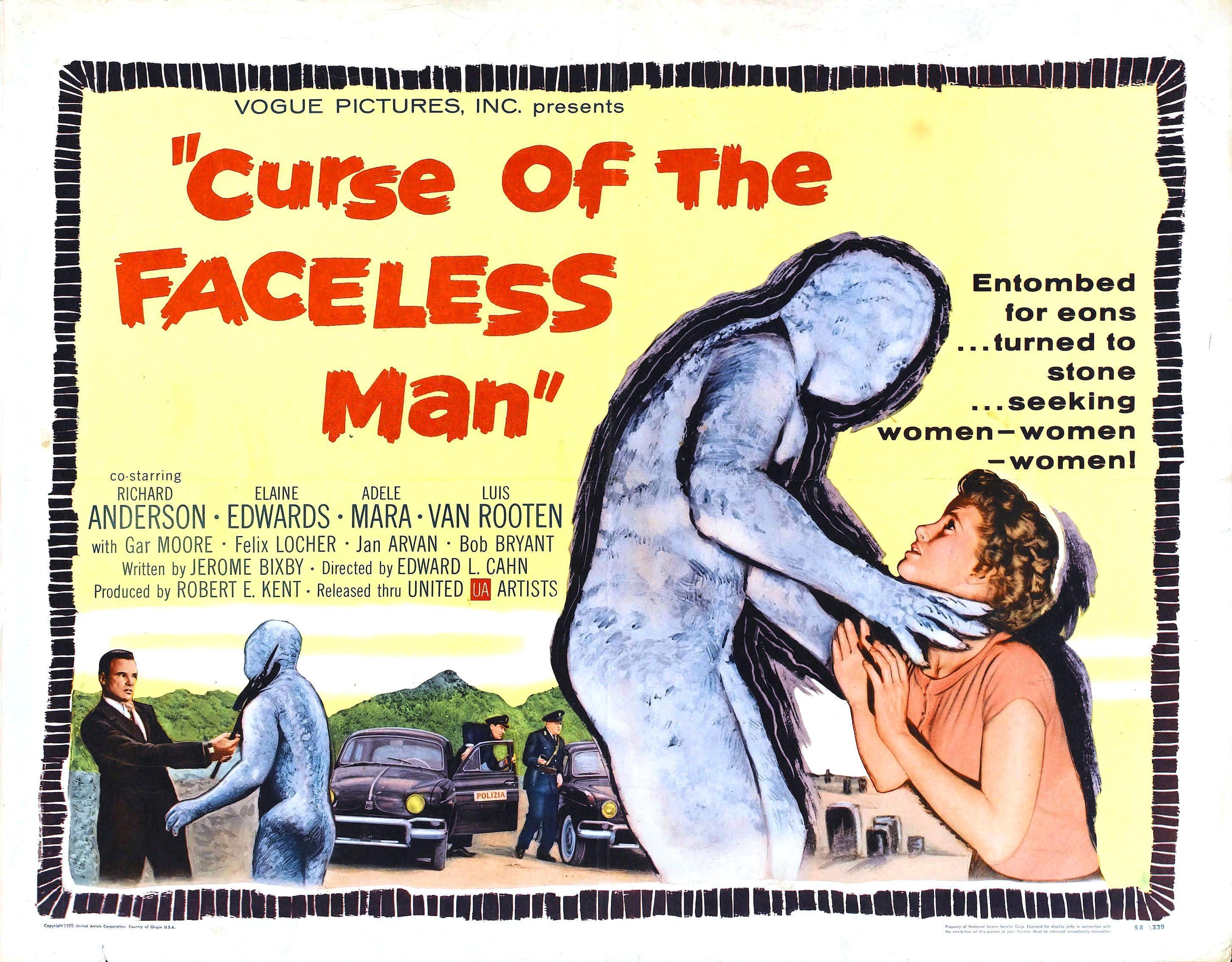 Постер фильма Curse of the Faceless Man