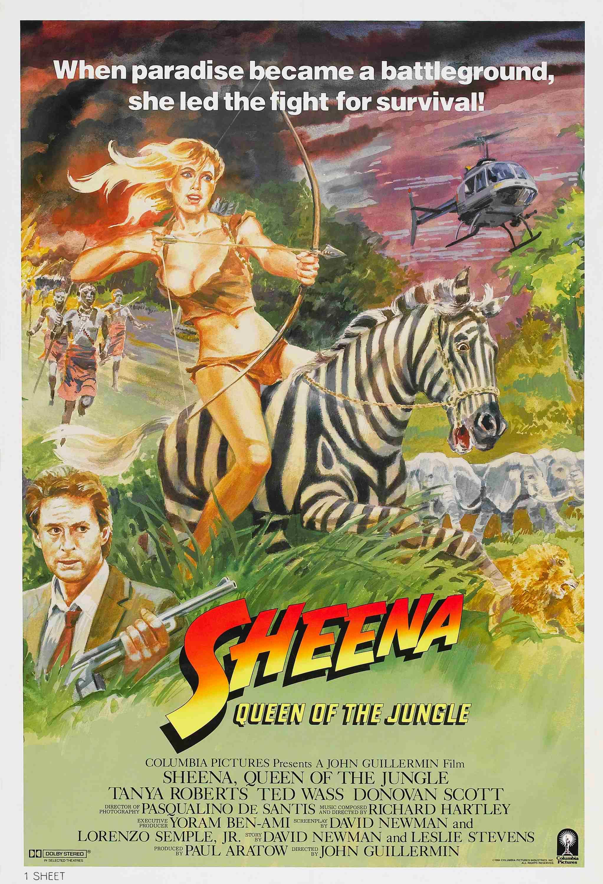Постер фильма Шина - Королева Джунглей | Sheena