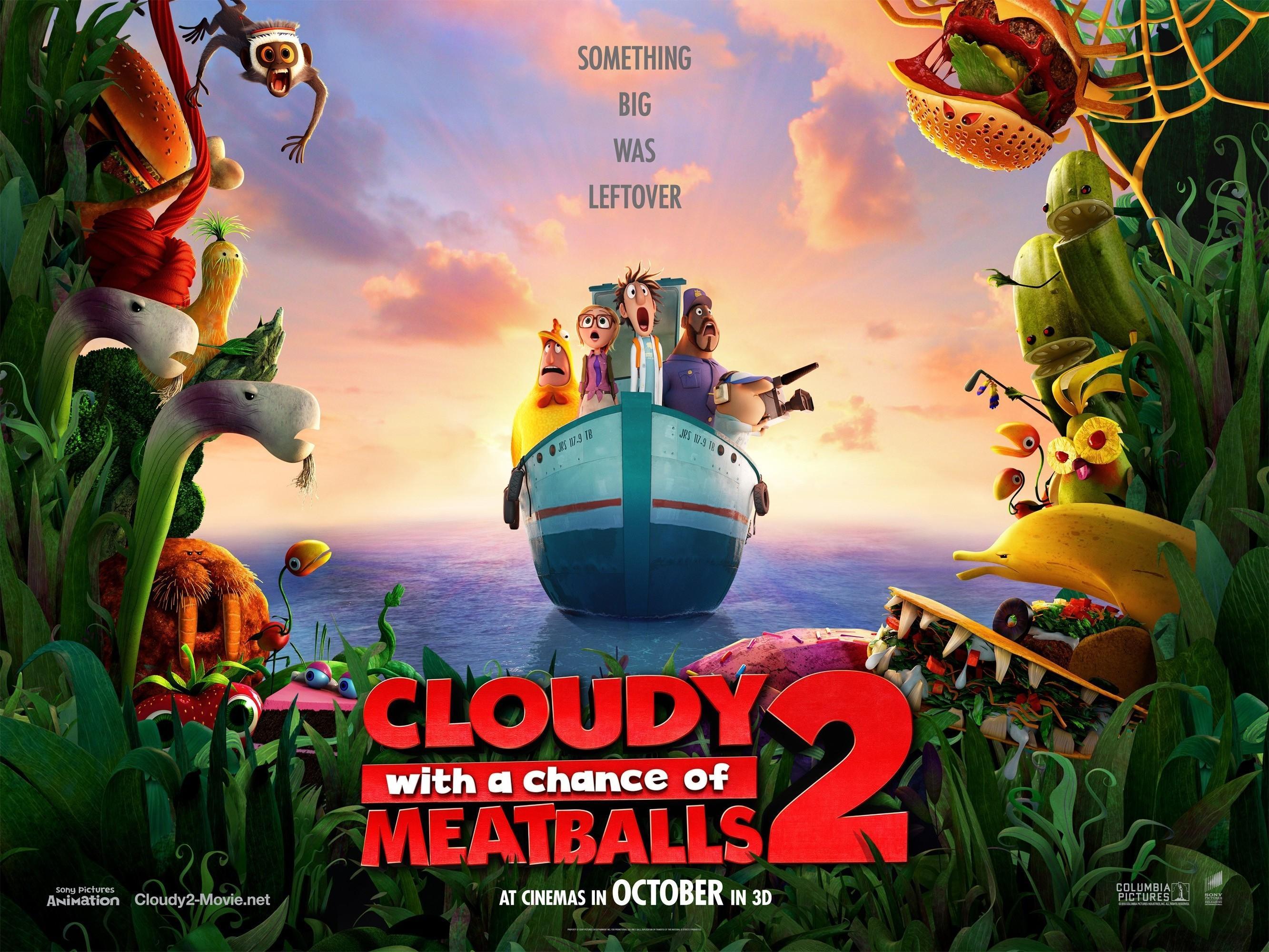 Постер фильма Облачно... 2: Месть ГМО | Cloudy with a Chance of Meatballs 2