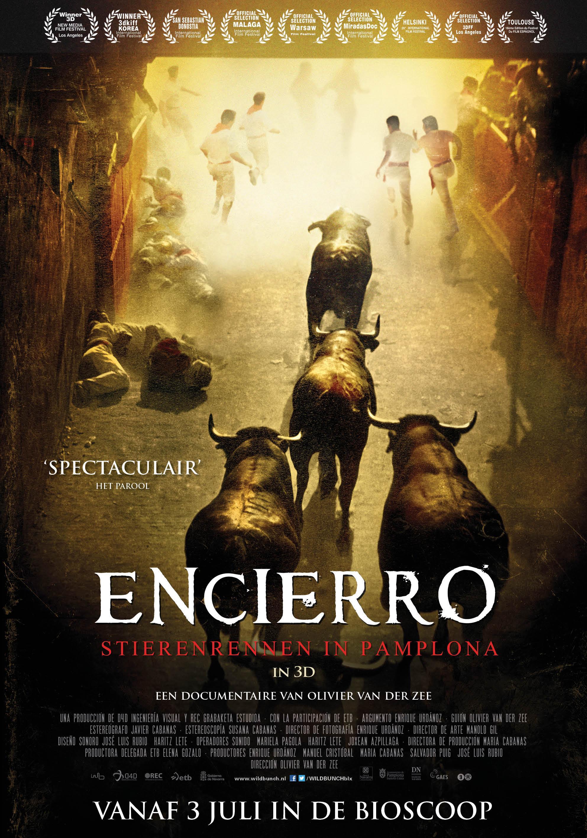 Постер фильма Encierro 3D: Bull Running in Pamplona