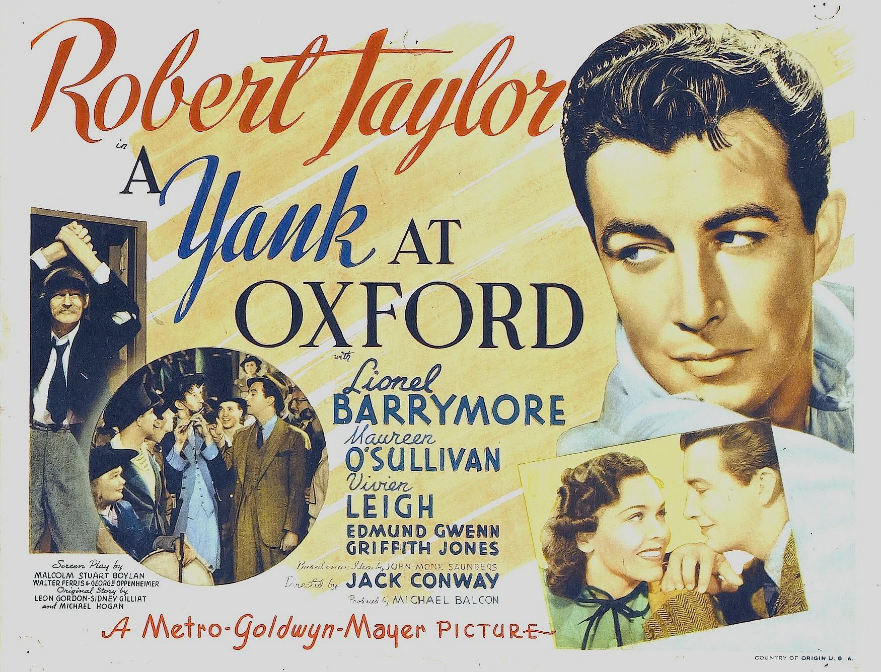 Постер фильма Yank at Oxford