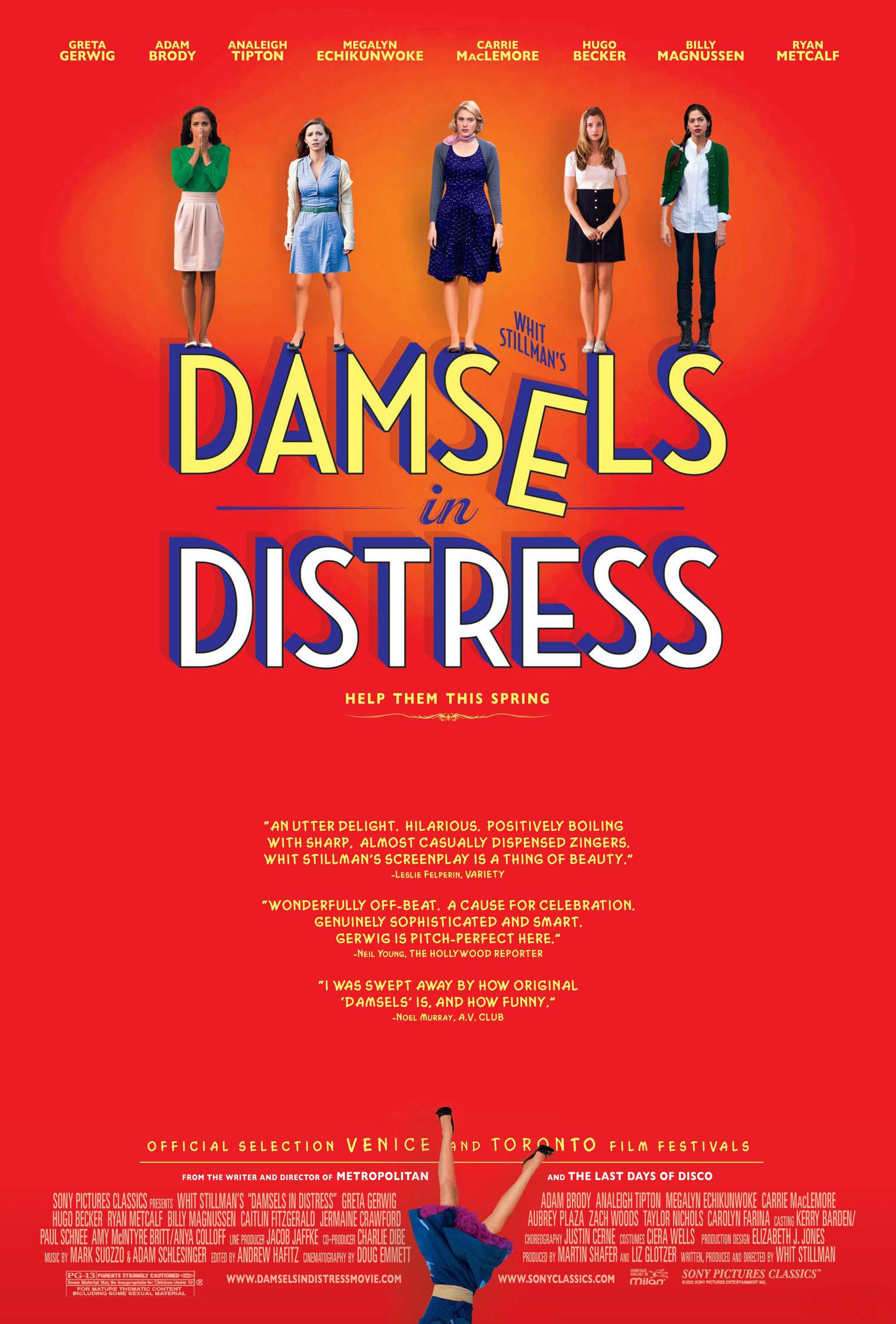 Постер фильма Девушки в опасности | Damsels in Distress