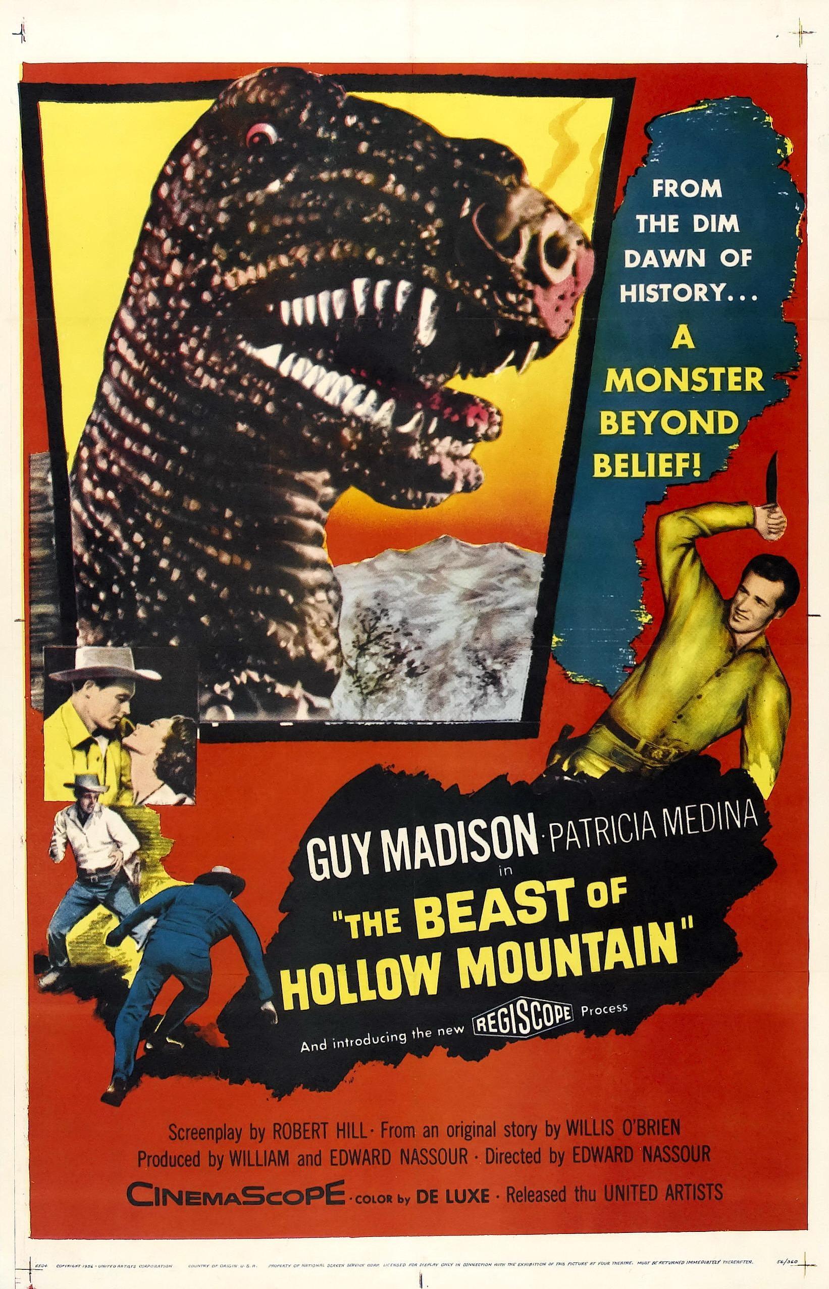 Постер фильма Beast of Hollow Mountain