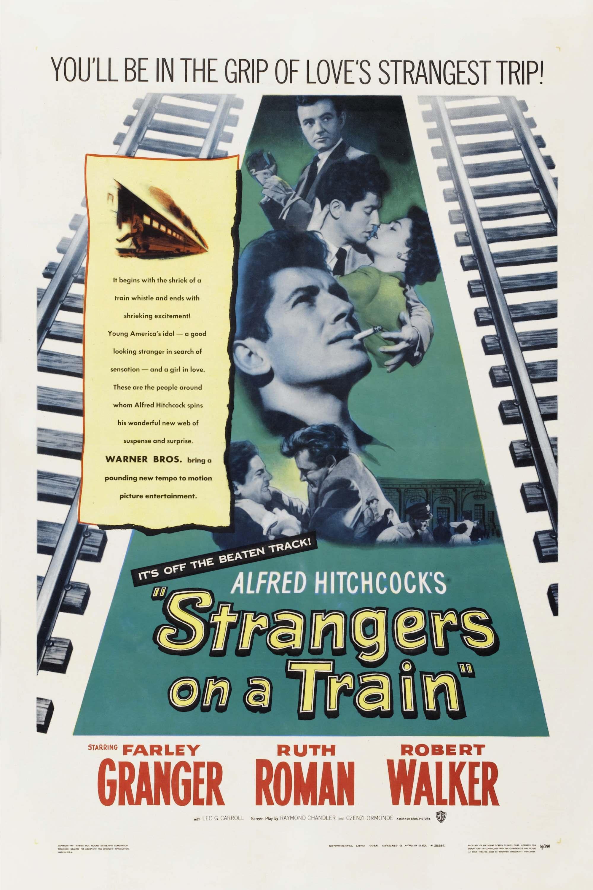 Постер фильма Незнакомцы в поезде | Strangers on a Train