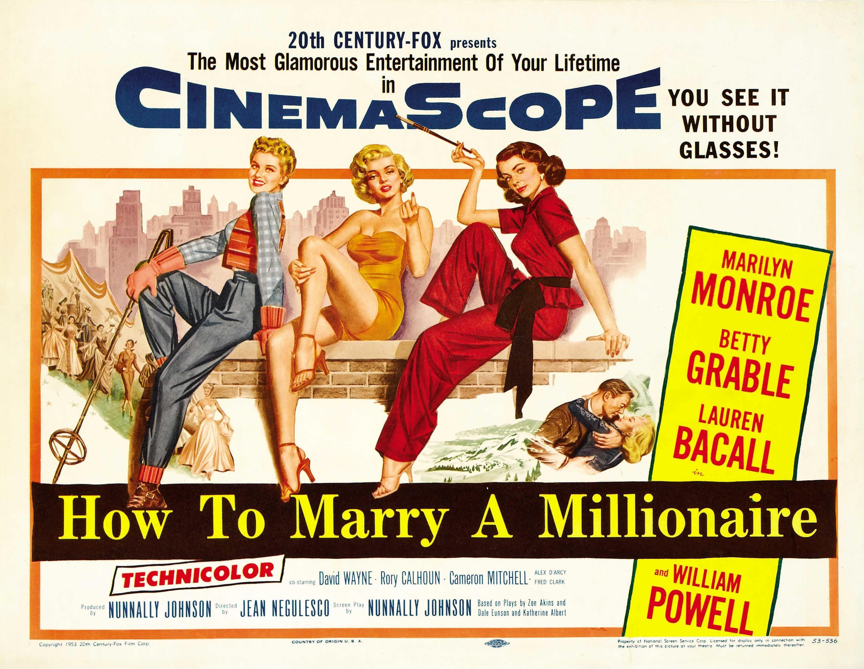 Постер фильма Как выйти замуж за миллионера | How to Marry a Millionaire