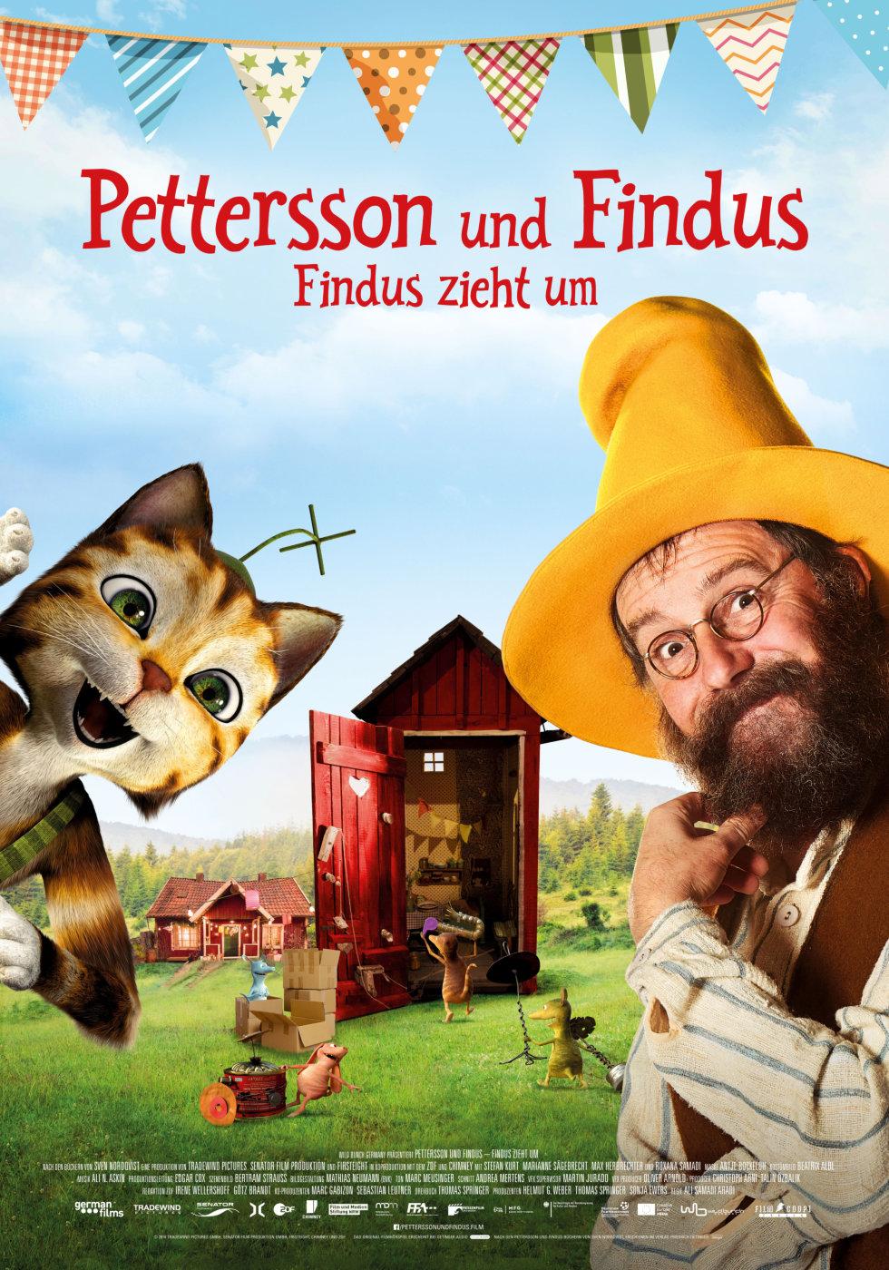 Постер фильма Петсон и Финдус. Финдус переезжает | Pettersson und Findus - Findus zieht um