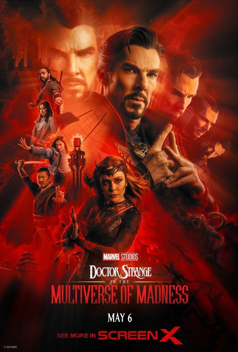 Постер фильма Доктор Стрэндж: В мультивселенной безумия | Doctor Strange in the Multiverse of Madness