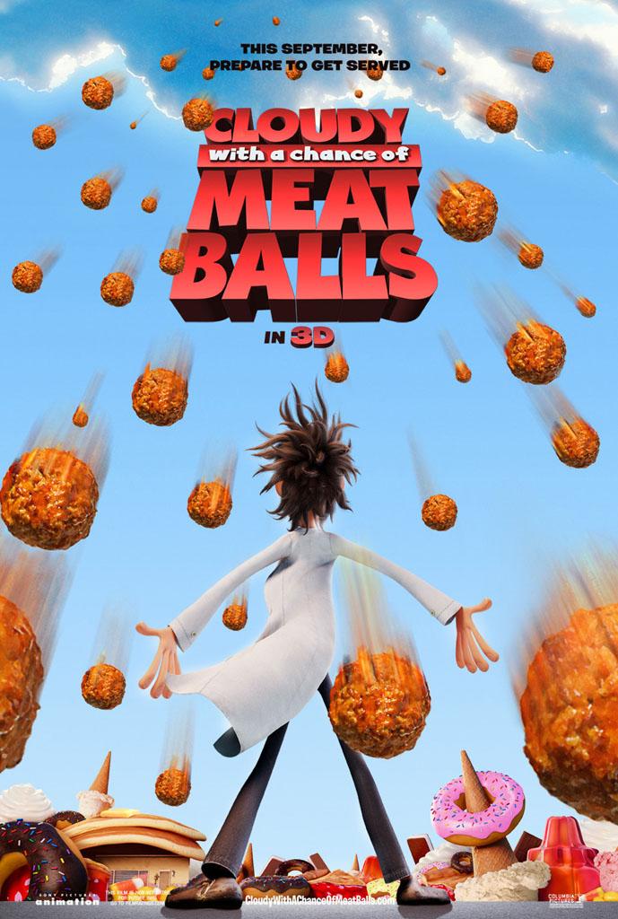 Постер фильма Облачно, возможны осадки в виде фрикаделек | Cloudy with a Chance of Meatballs