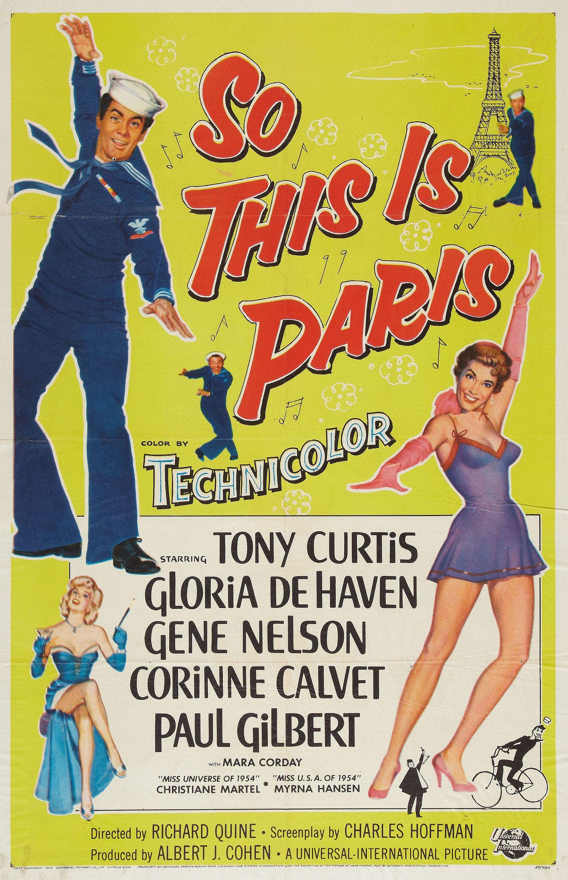 Постер фильма Итак, это Париж | So This Is Paris