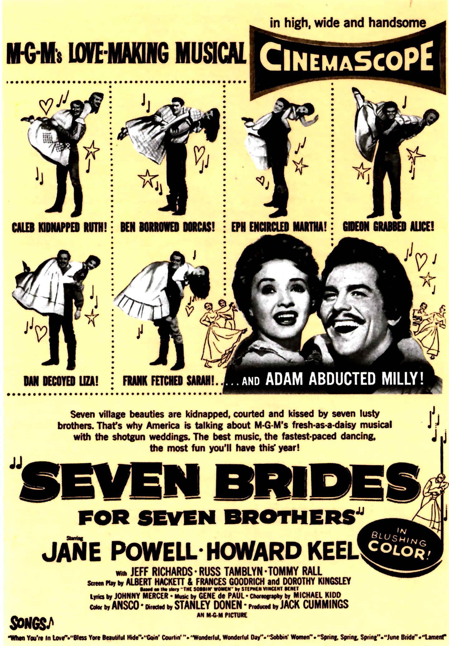 Постер фильма Семь невест для семи братьев | Seven Brides for Seven Brothers