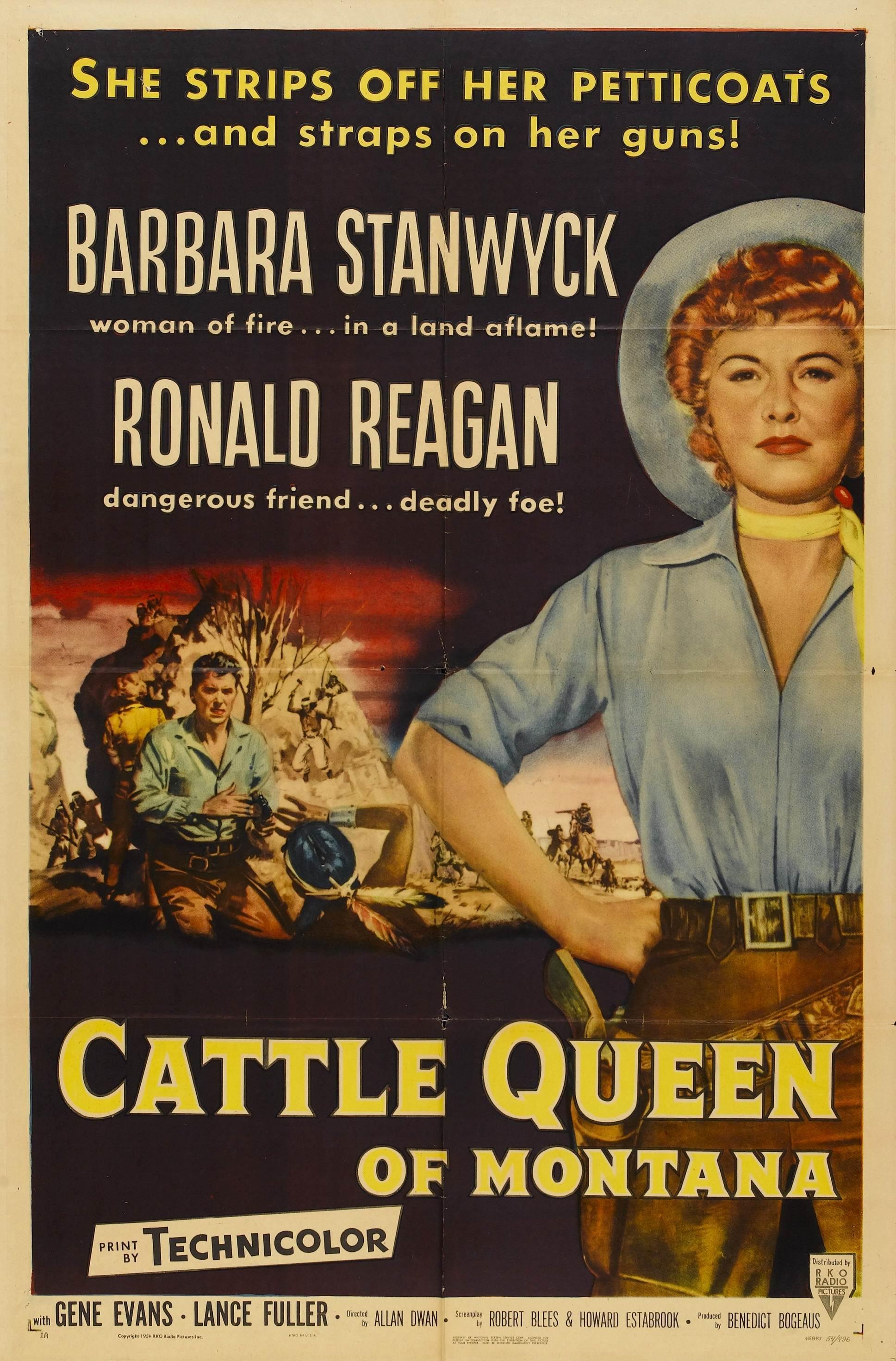 Постер фильма Королева скота из Монтаны | Cattle Queen of Montana