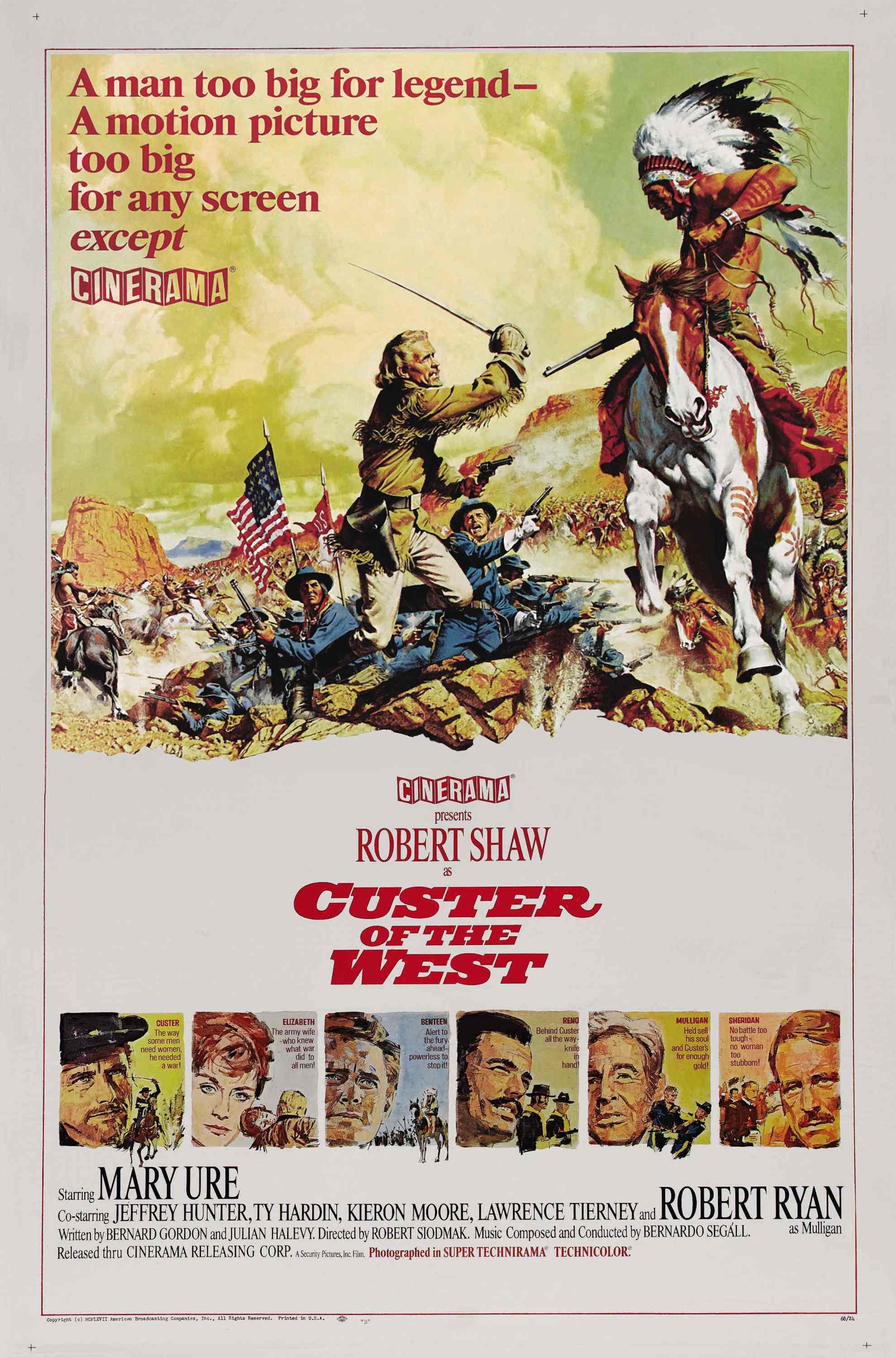 Постер фильма Последний подвиг | Custer of the West
